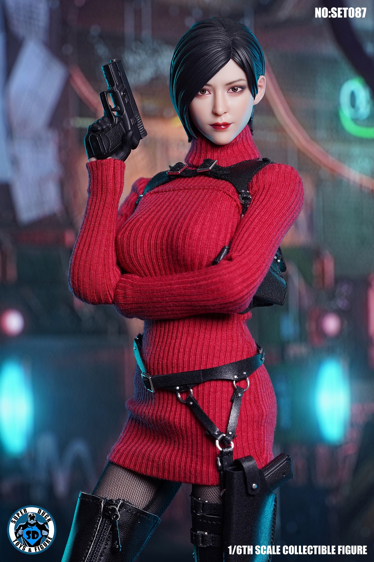 PRE-ORDER SUPER DUCK Studio Sexy female spy accessories group 1/6 Scene