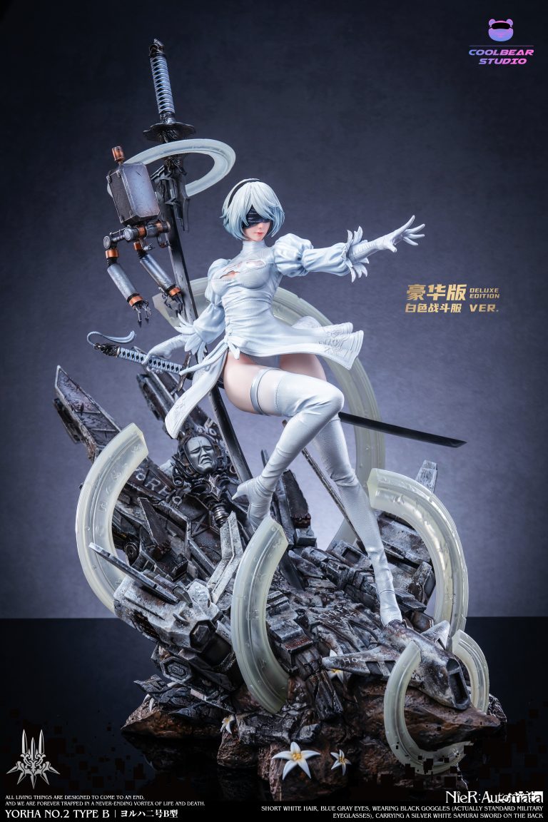 PRE-ORDER Coolbear studio - NieR Automata #3 2B 1/4 Statue(GK)(Adult 18+)