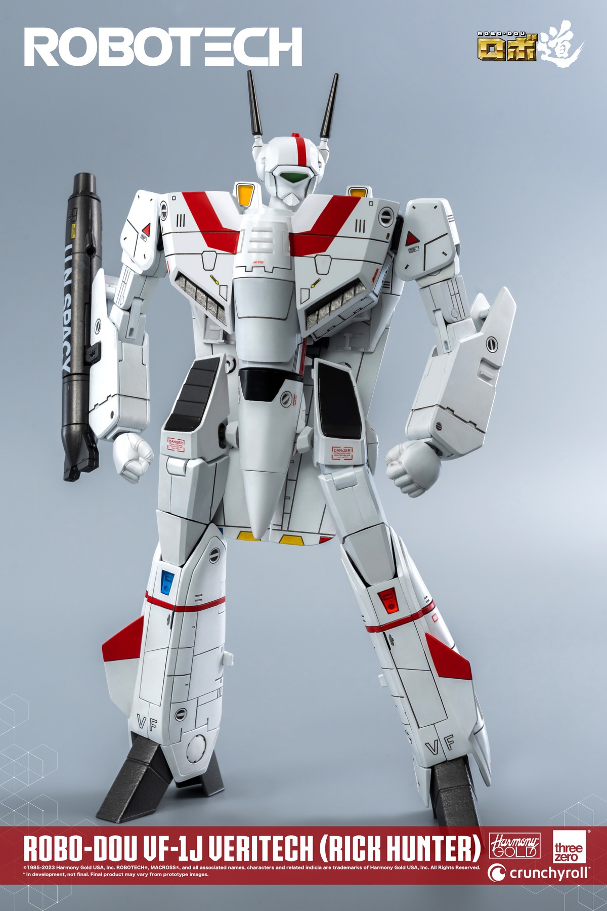 PRE-ORDER ThreeZero ROBO-DOU VF-1J 3Z03040W0 RICK HUNTER 1/6 Action Figure