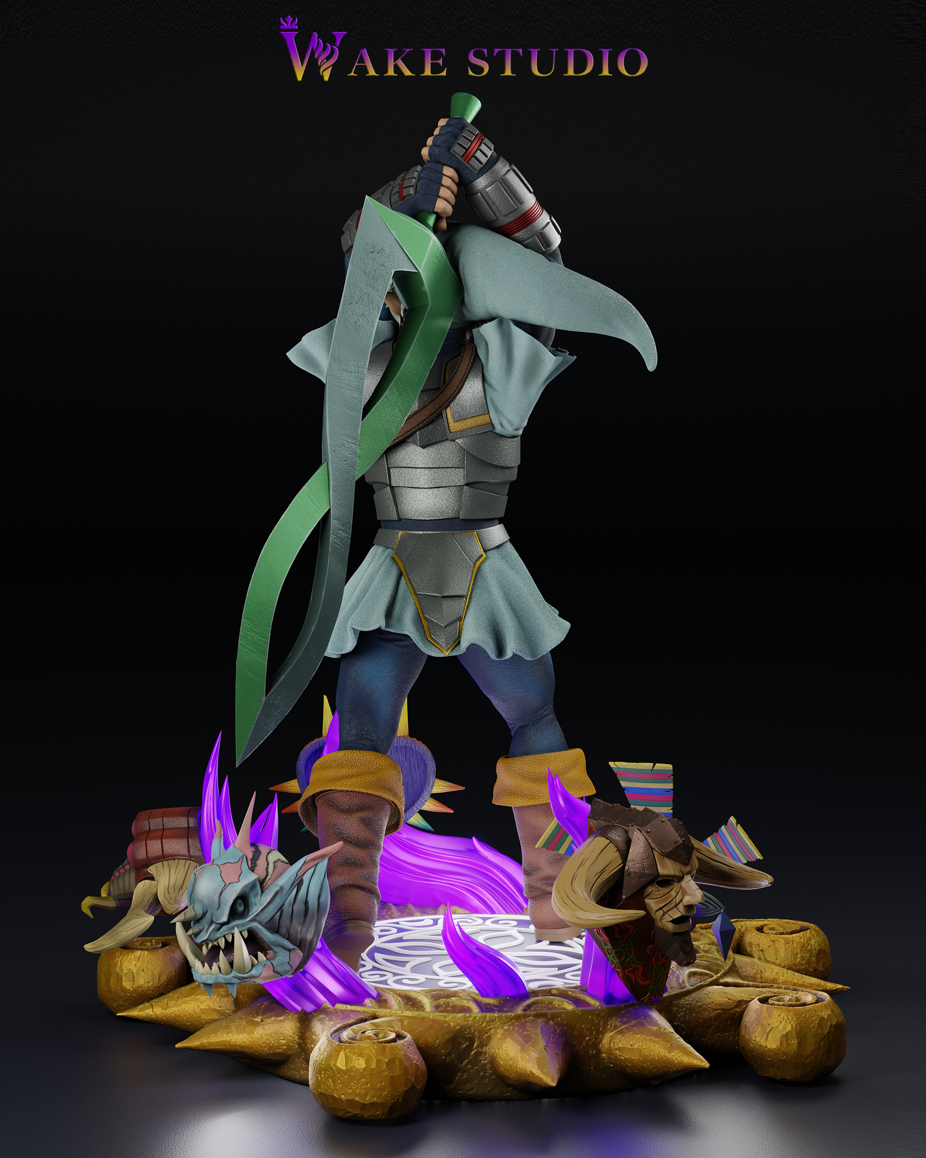PRE-ORDER Wake studio - The Legend of Zelda - Fierce Deity Link 1/4 & 1/6 Statue(GK)