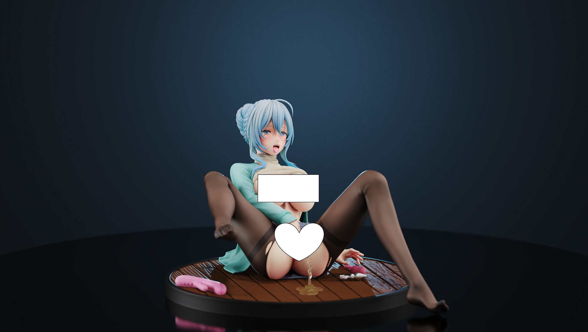 PRE-ORDER Bai Zhuo Studio original character Snow Girl 1/7 Statue(GK) (Adult 18+)