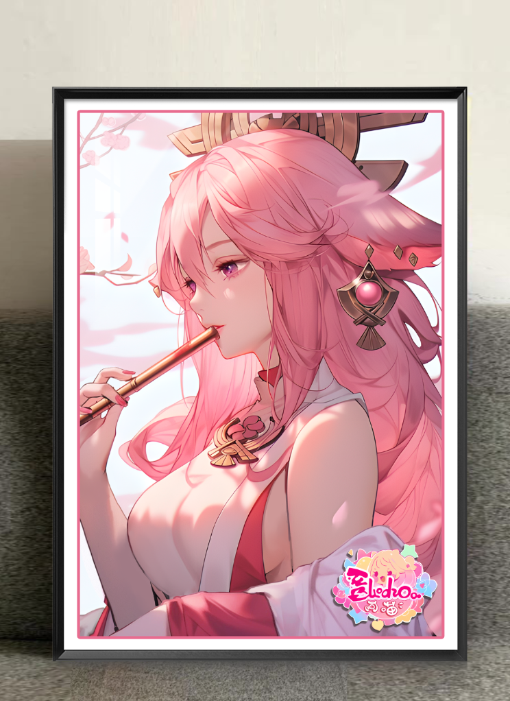 IN-STOCK AMHS Studio - Genshin Impact Decorative Painting of Yae Miko Scene