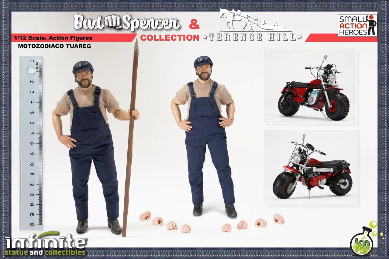 Pre-order Infinite Statue X Kaustic Plastik-<Watch out. we are mad >1974 1:12 scale Bud Spencer & Terence Hill Figures Motorcycle/Dune Buggy