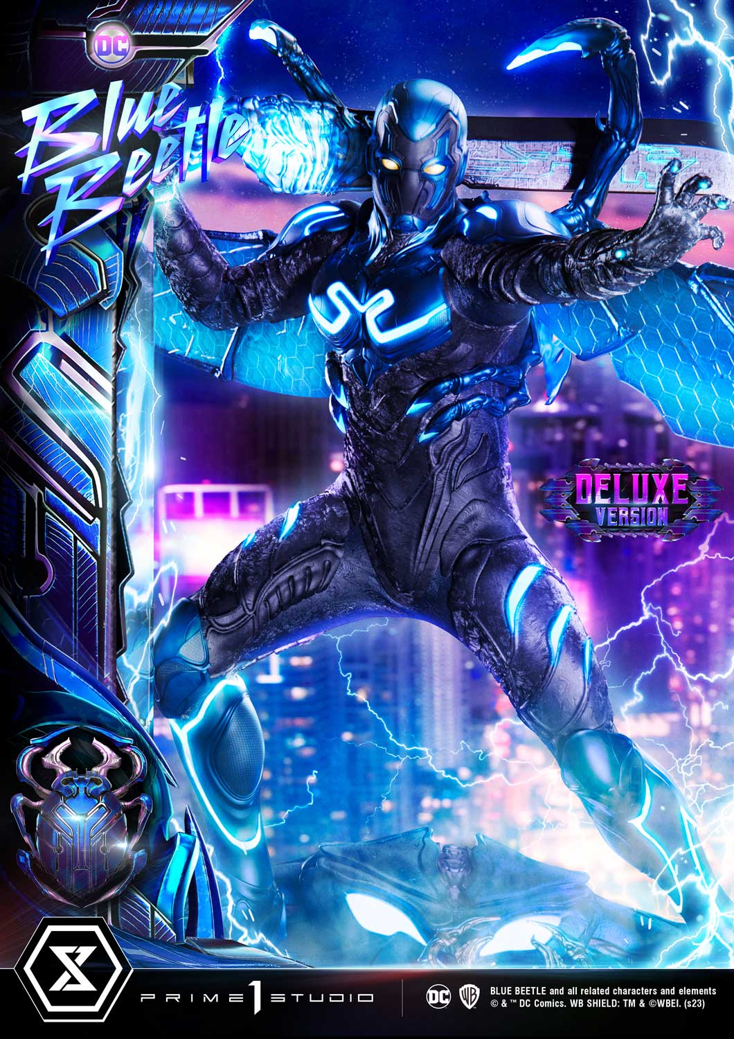 PRE-ORDER Prime 1 Studio - DC Comics Blue Beetle (MMBLB-01 & MMBLB-01DX & MMBLB-01DXS) 1/3 Action Figure