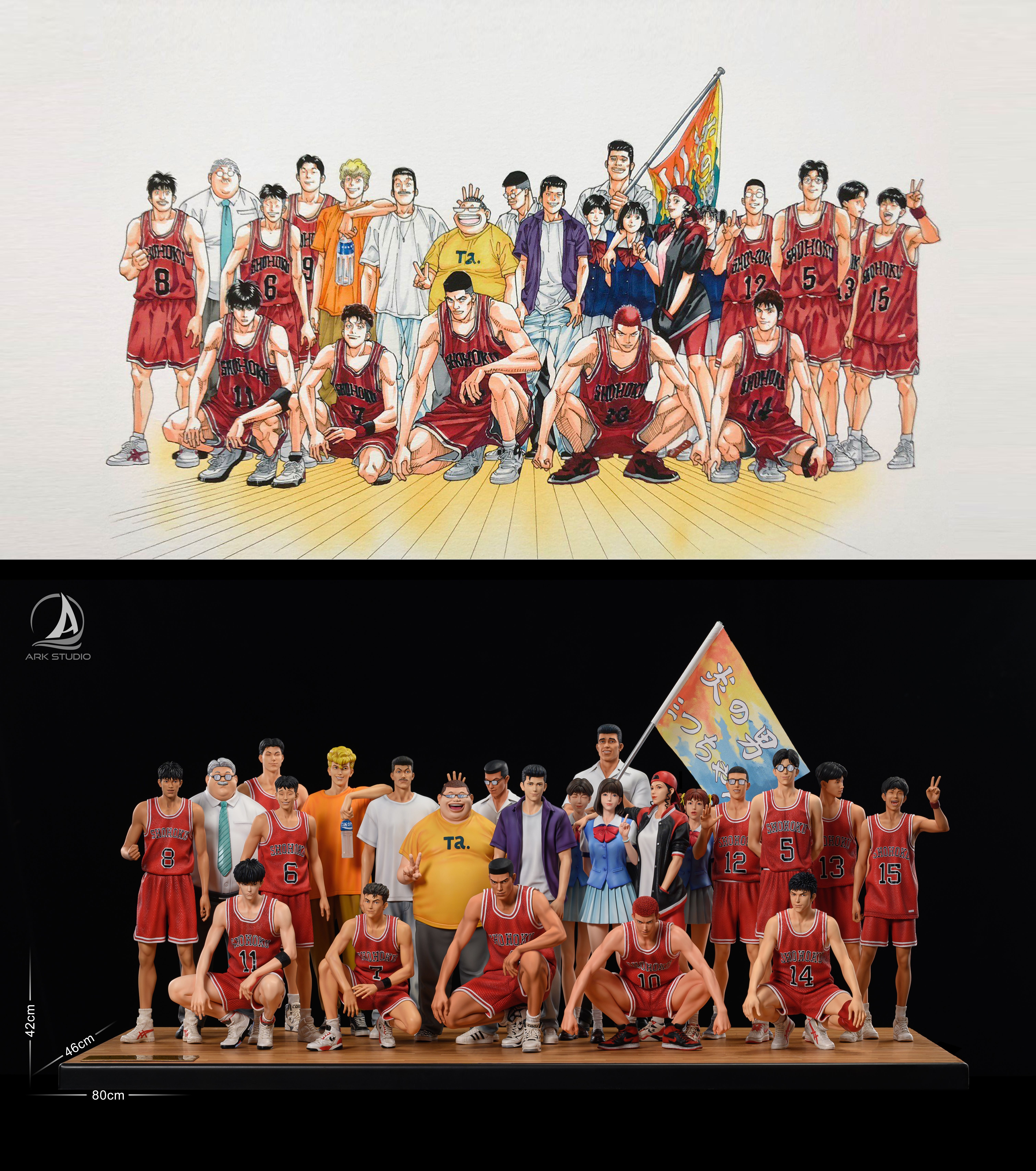 Pre-Order ARK Studio Slam Dunk Shonhoku Family Portrait 1/6 Statue (GK)
