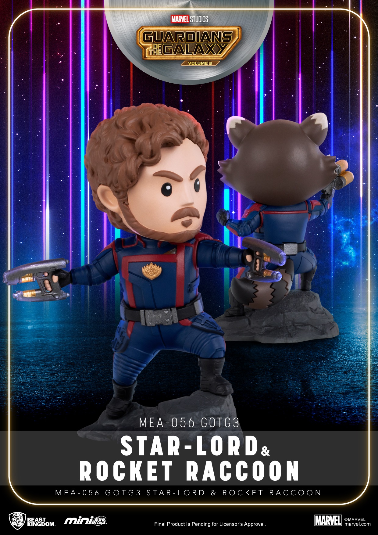 PRE-ORDER Beast Kingdom Studio Galaxy Guard 3 Star Lord and Rocket Raccoon (MEA-056) Statue(GK)