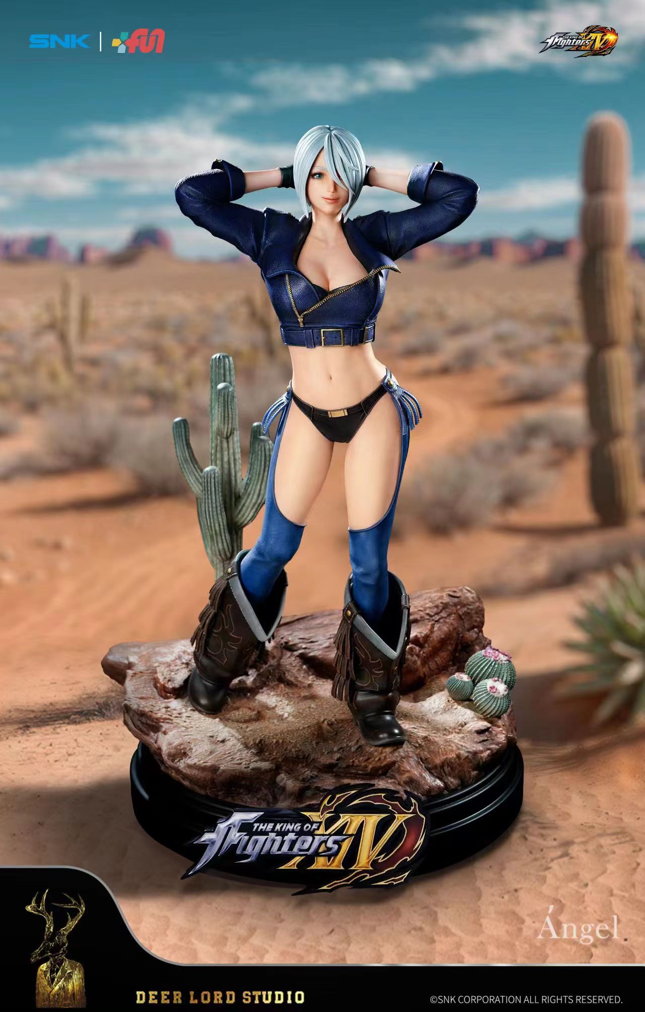PRE-ORDER Deer Lord Studio - THEKINGO FFIGHTERS- Angel 1/2 Scale Statue(GK) (Adult 18+)