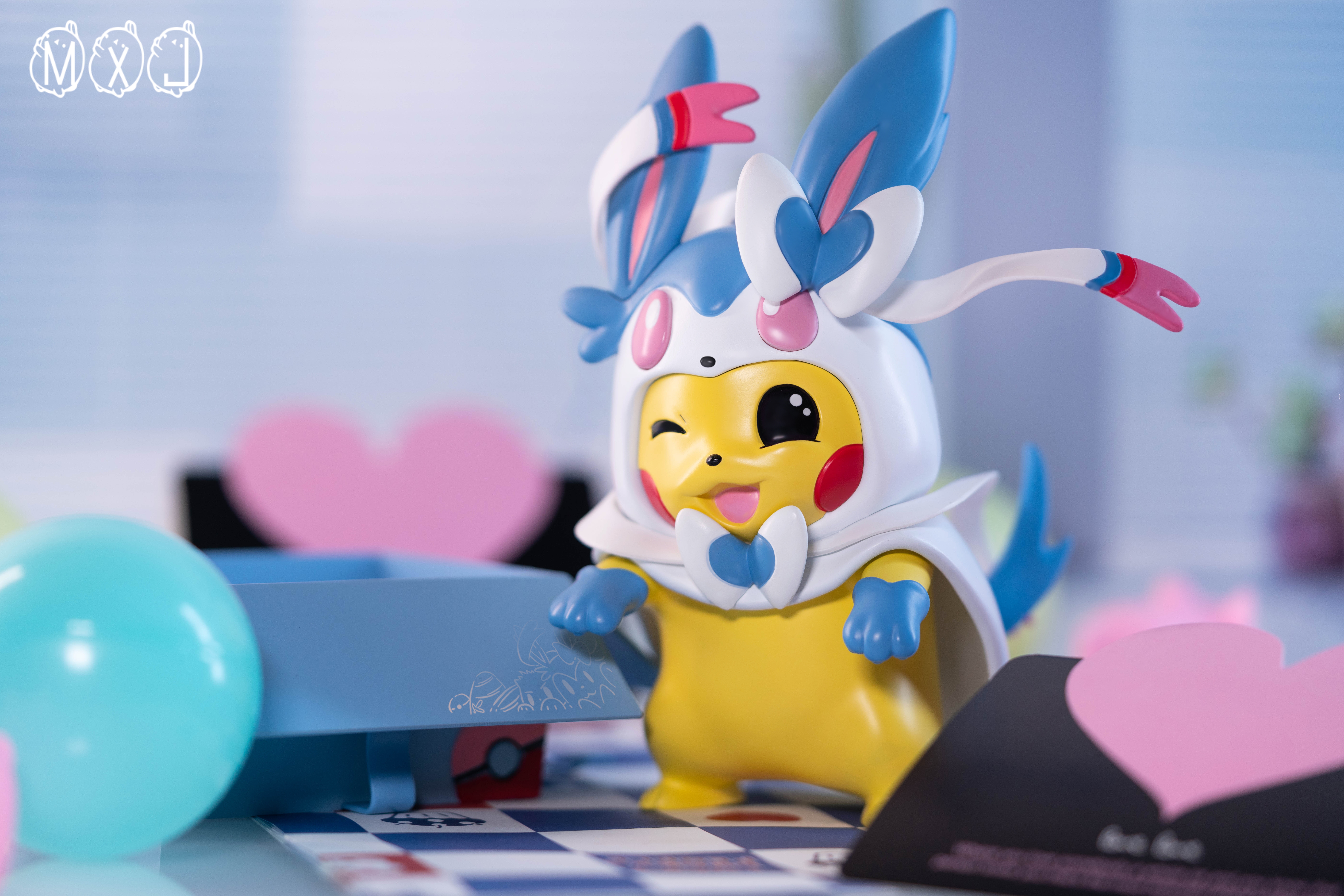 PRE-ORDER MXJ Studio - Pokemon Pikachu Crossdressing Series-Sylveon Pikachu Statue(GK)