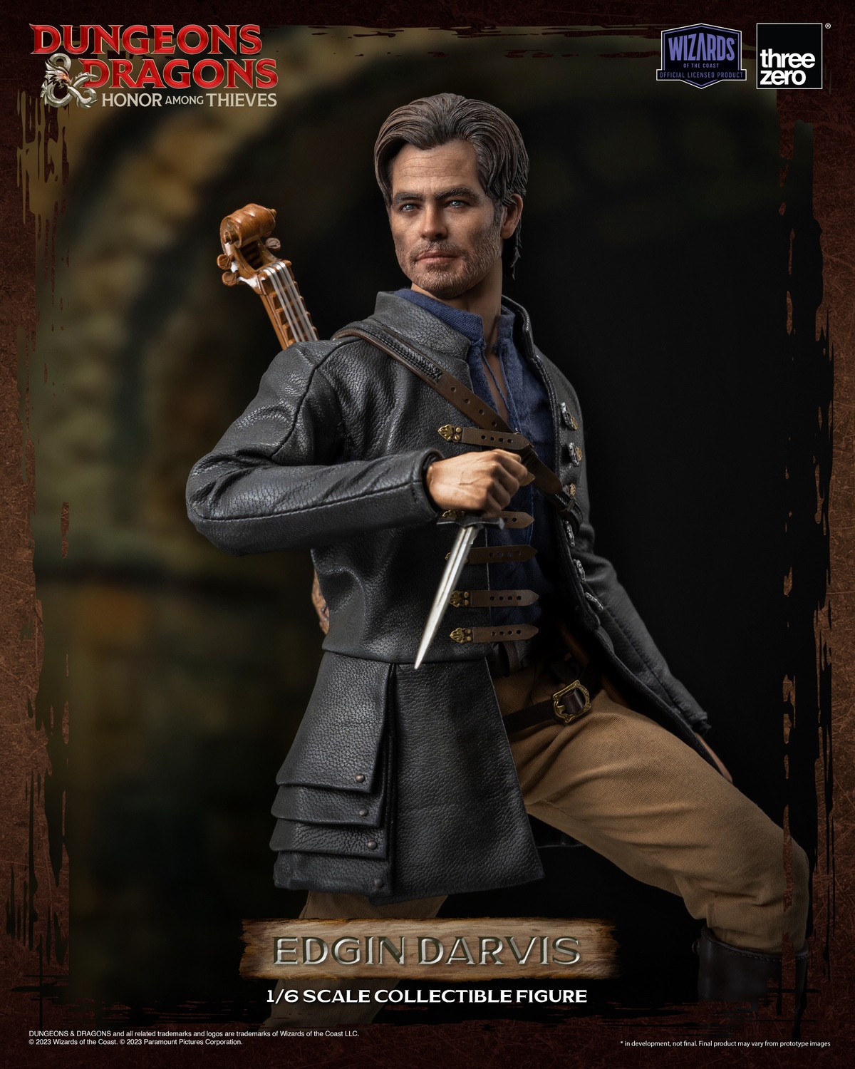 PRE-ORDER ThreeZero - Dungeons & Dragons Honor Among Thieves - Edgin Darvis 3Z05330W0 1/6 Action Figure