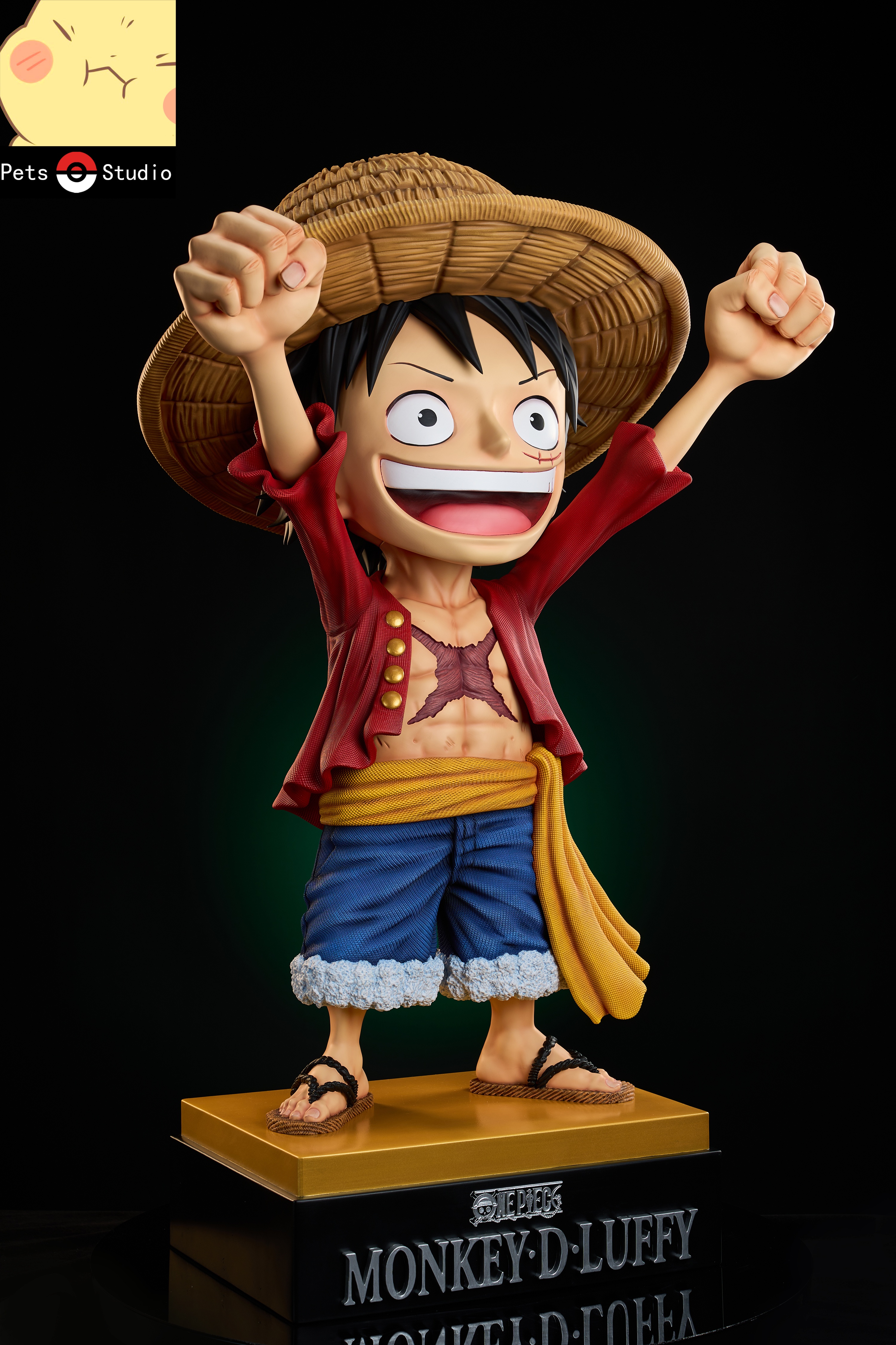 Pets Studio - One Piece Gear 3 side effect shrinks Luffy 1/1 Statue(GK)