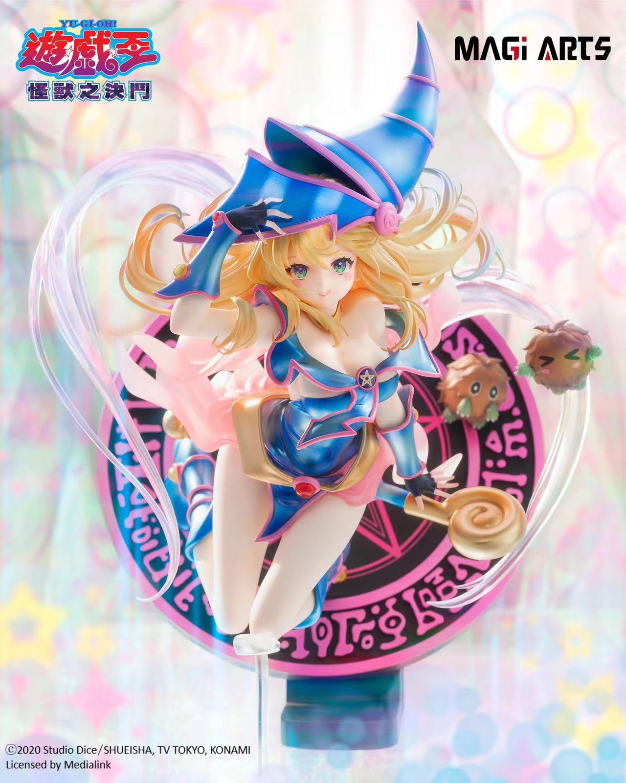 Pre-Order 1/6 Scale Licensed Dark Magician Girl & Kuriboh - Duel Monsters/ Yu-Gi-Oh! Statue/Figure - MAGI ARTS