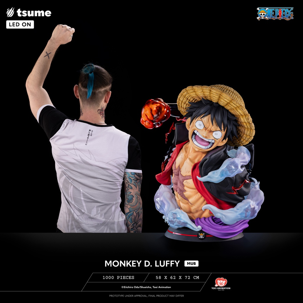 PRE-ORDER Tsume Studio - One Piece Monkey D. Luffy 1/1 Bust (Licensed) Statue(GK)
