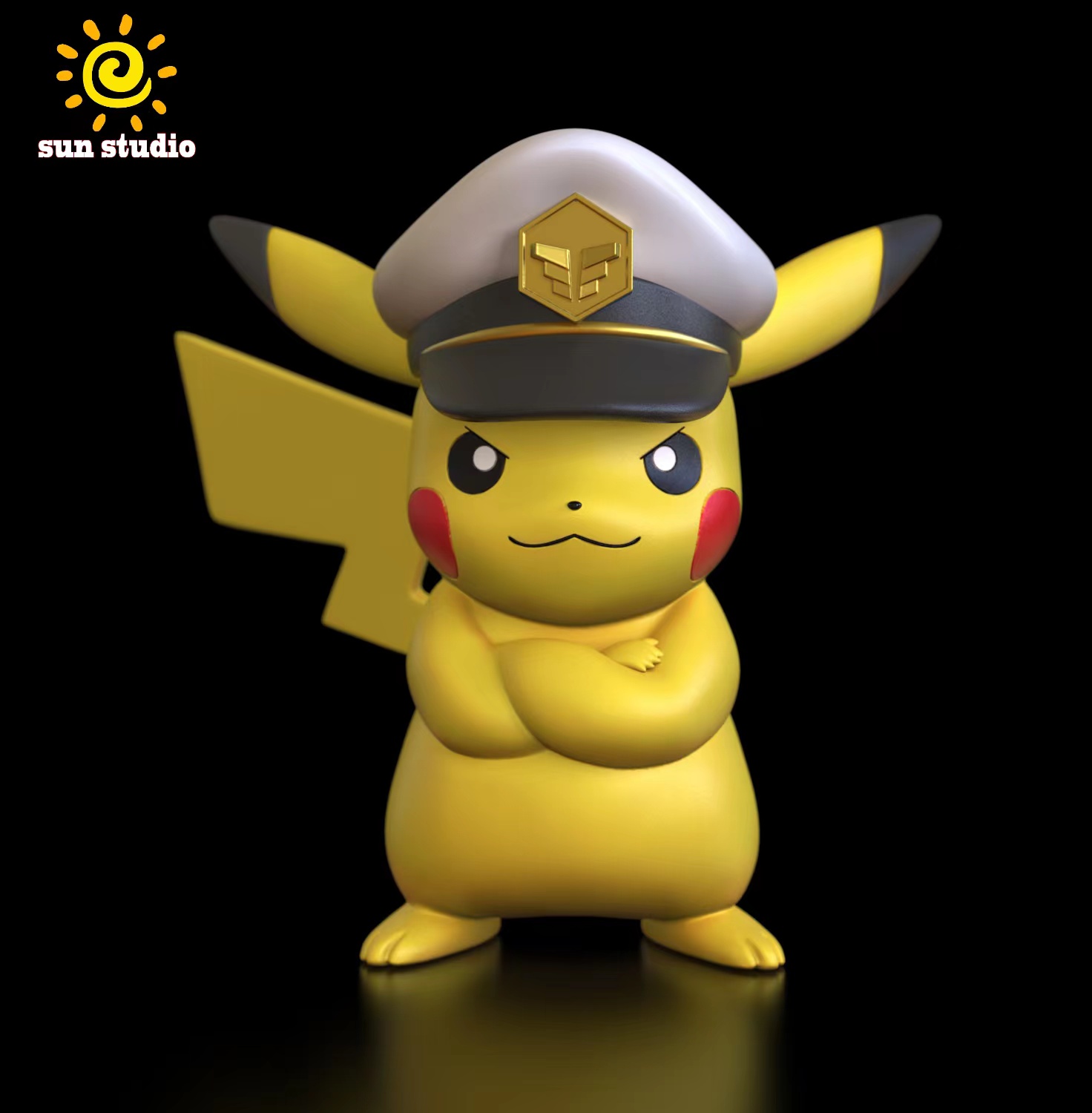 PRE-ORDER Sun Studio - Pokemon - Small & Big Scale Captain Pikachu & Proud Pikachu Statue(GK)