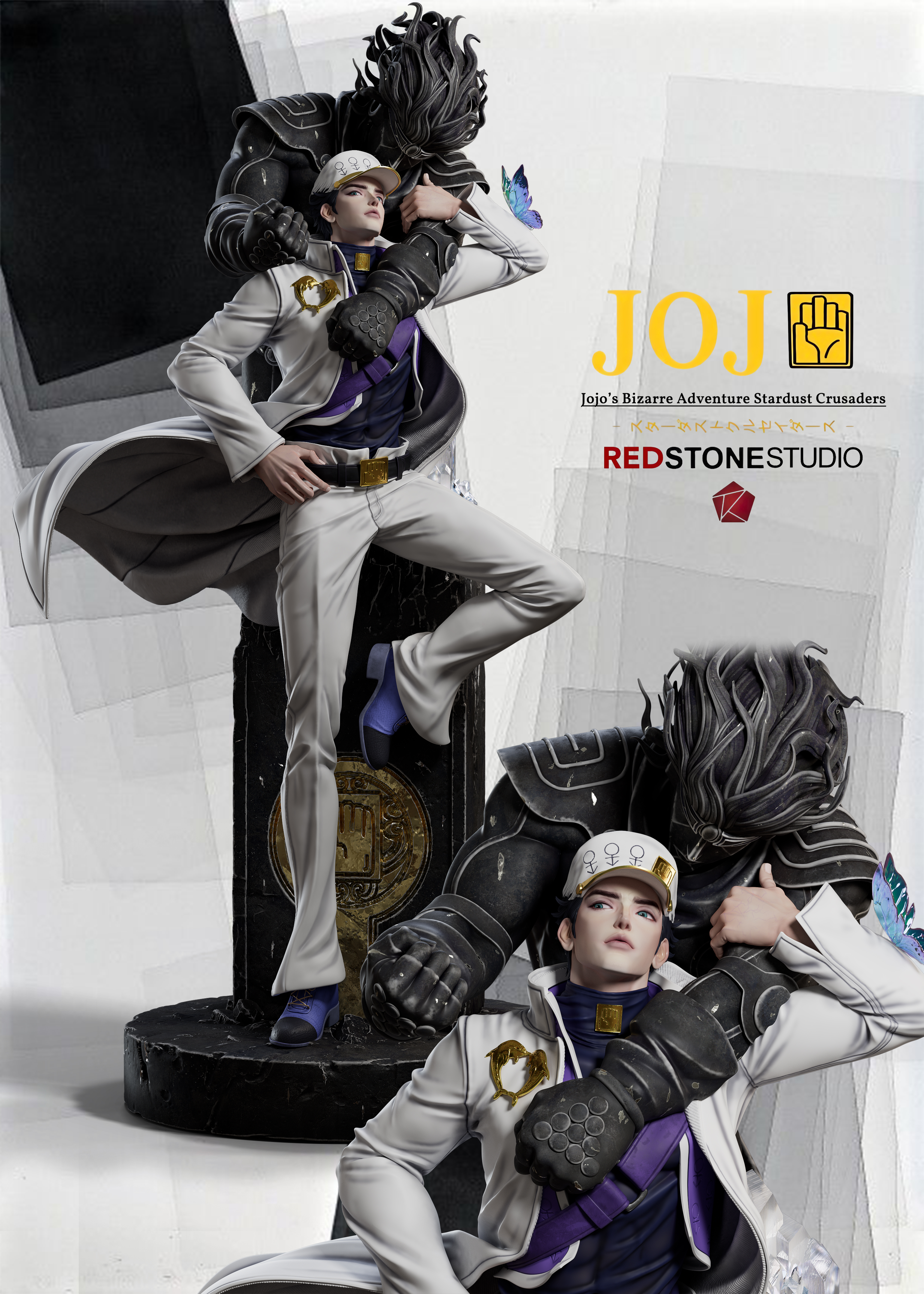 PRE-ORDER Red Stone Studio - JoJo's Bizarre Adventure - Kujo Jotaro 1/6 Statue(GK) (Adult 18+)