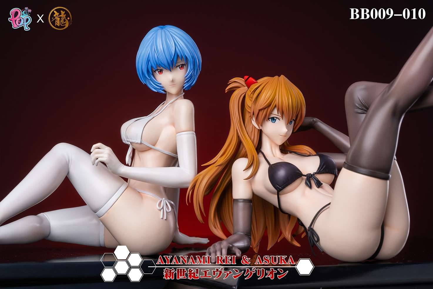 PRE-ORDER Dragon X POP Studio - Evangelion Asuka & Rei 1/4 Statue(GK) (Adult 18+)