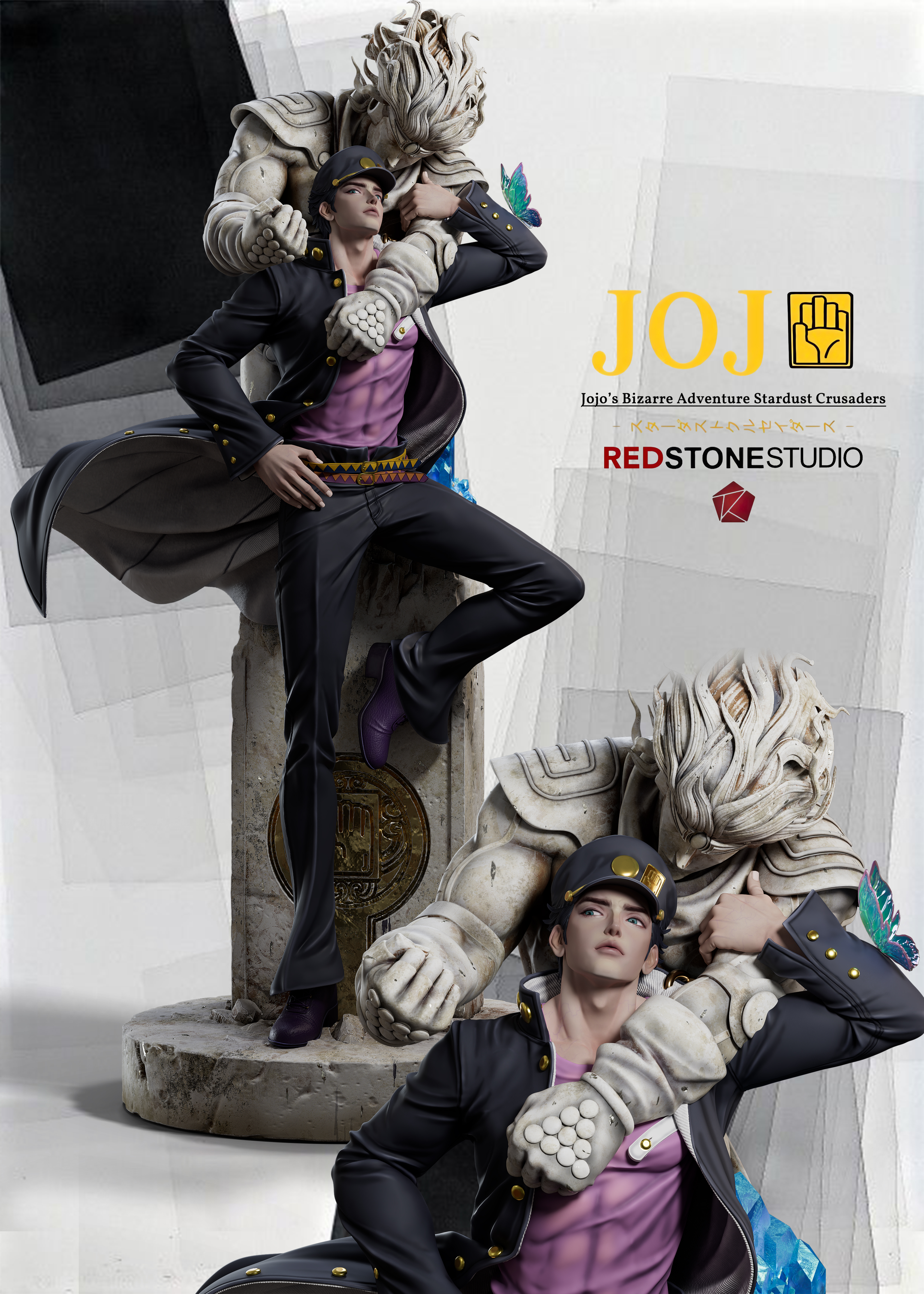 PRE-ORDER Red Stone Studio - JoJo's Bizarre Adventure - Kujo Jotaro 1/6 Statue(GK) (Adult 18+)