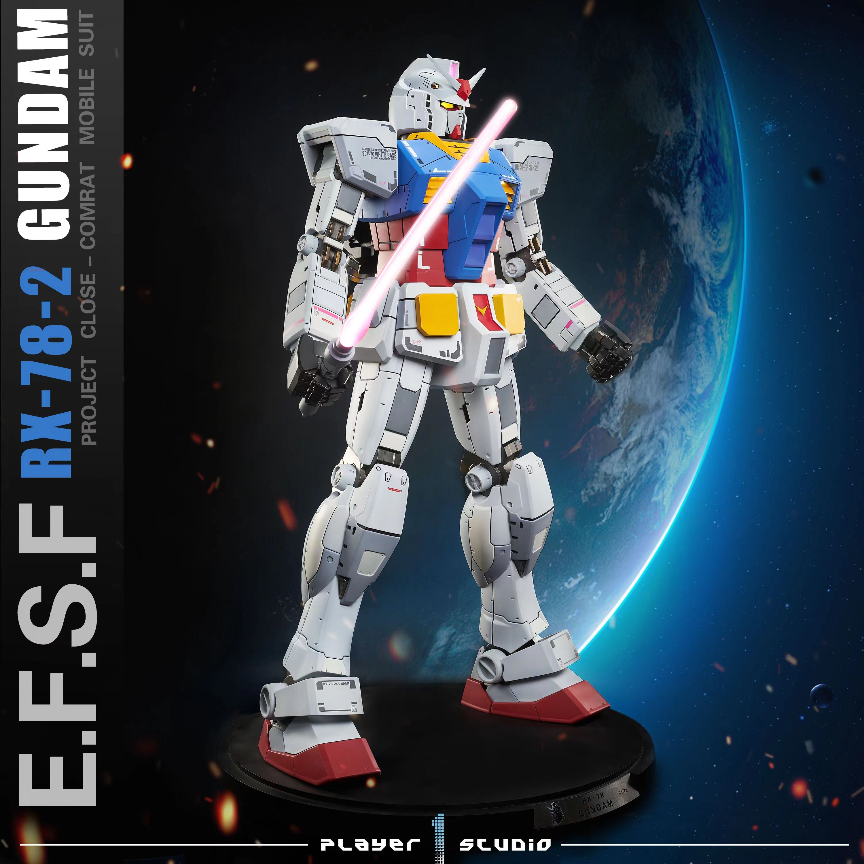 PRE-ORDER Player 1 Studio - Mobile Suit Gundam 0079 RX-78-2 Gundam Action Figure