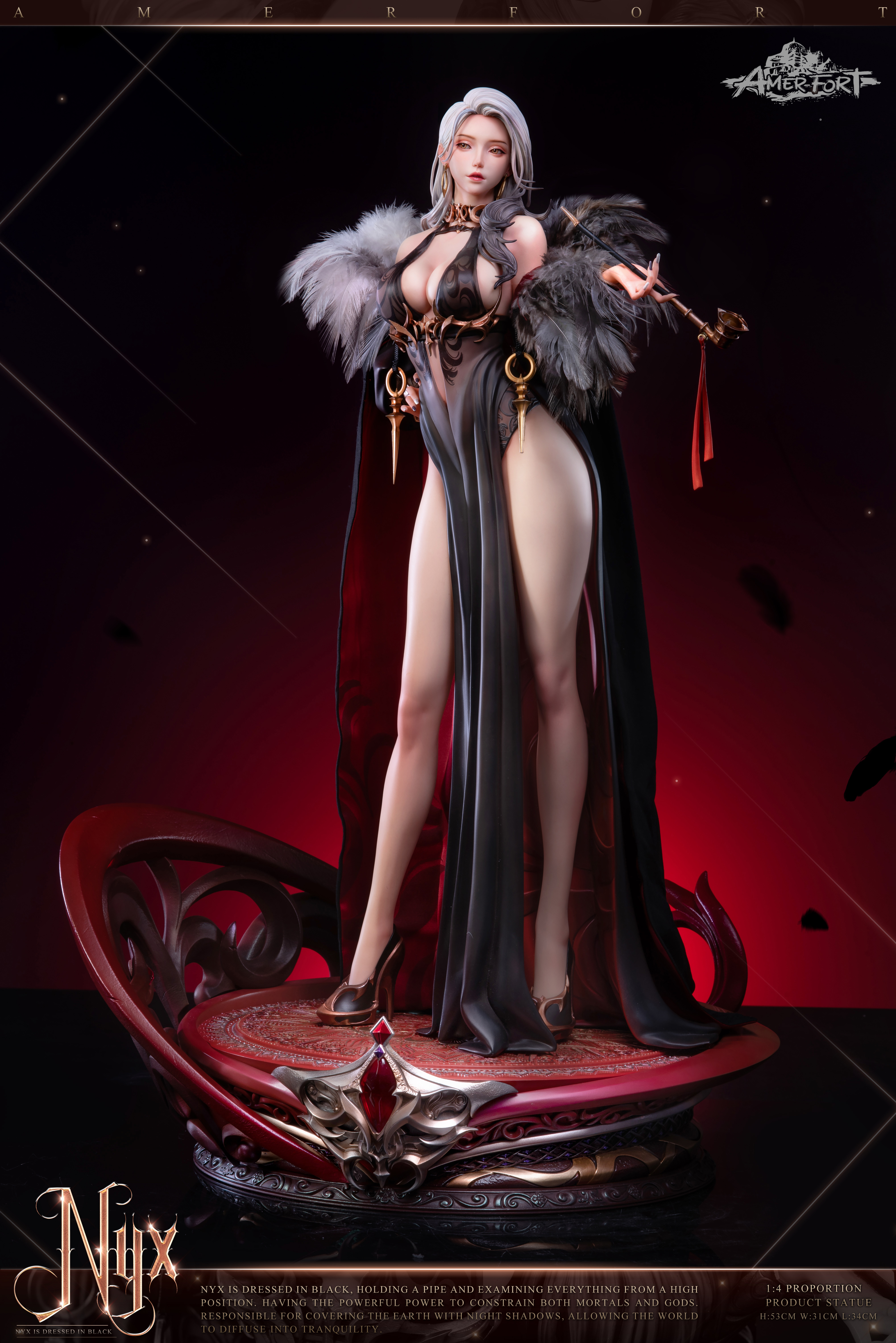 PRE-ORDER AmerFort & PIJI Artist - Collaboration 003- (AFYC-NYX06) NYX 1/4 Statue(GK) (Adult 18+)