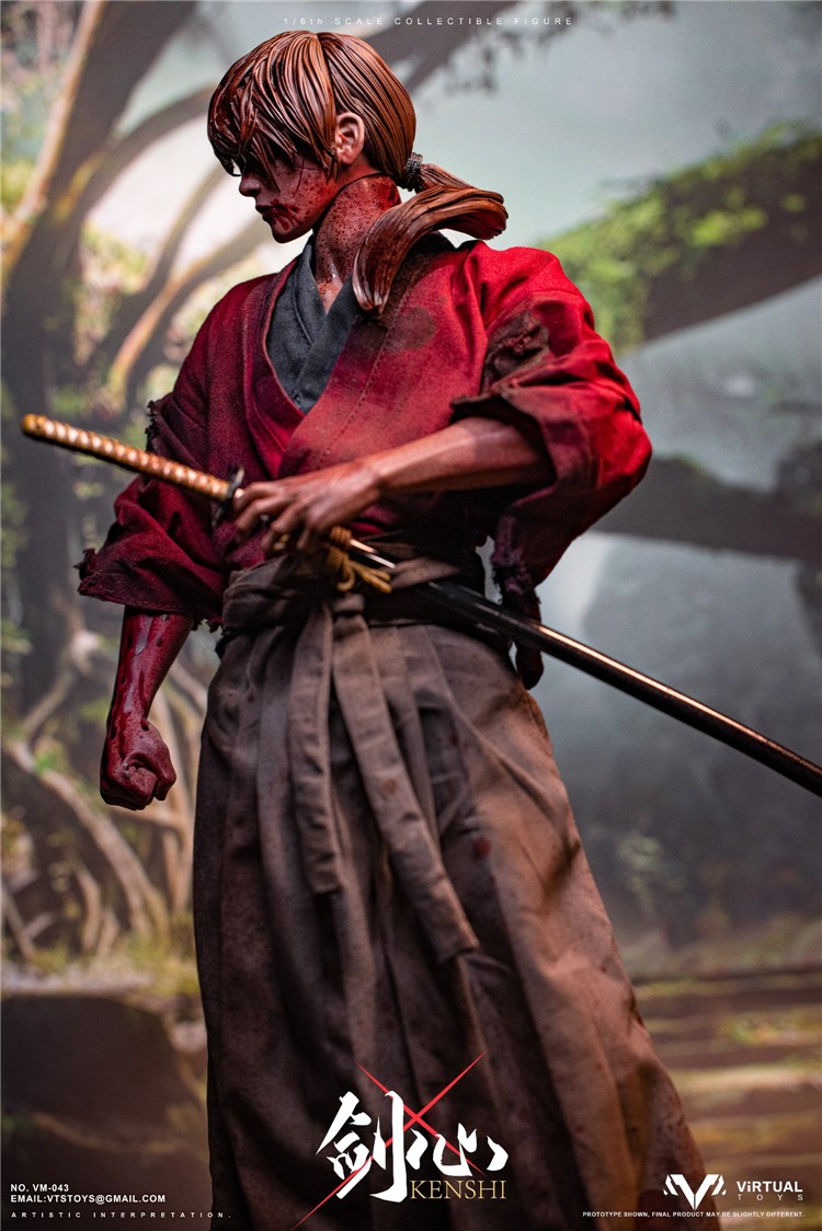 【IN STOCK】VTSTOYS VM-043B Kenshi Final Battle version 1/6 Scale Action Figure