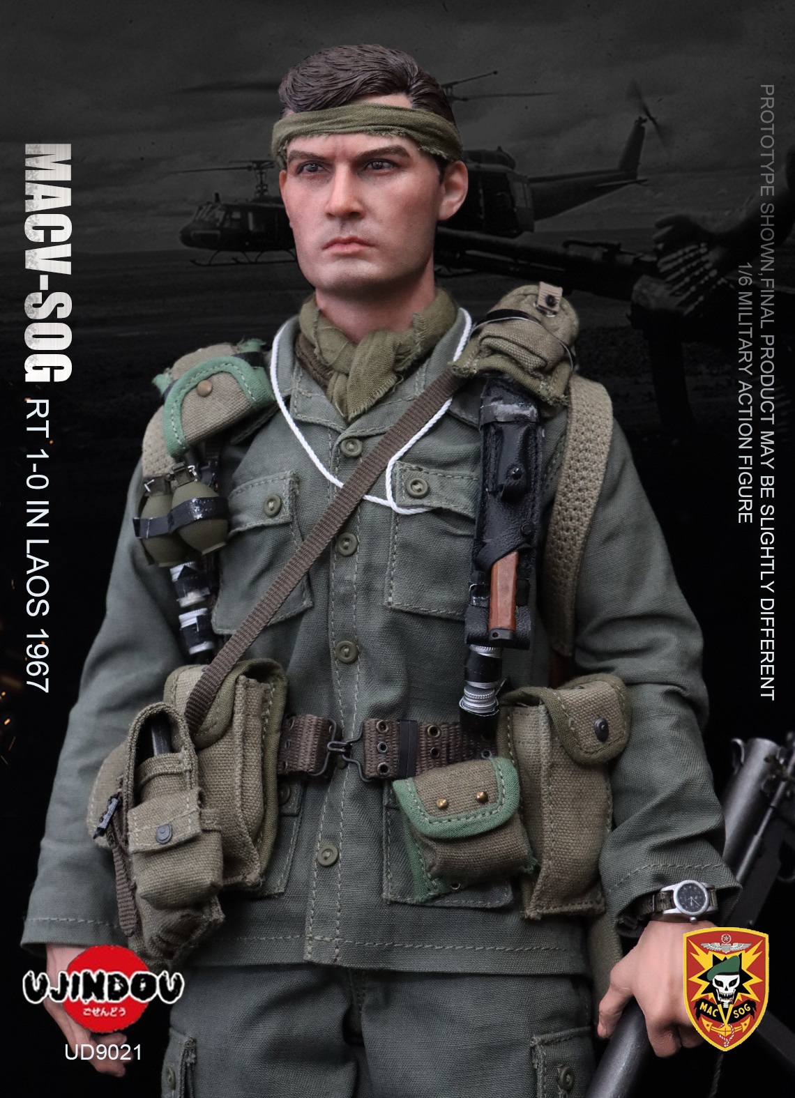 PRE-ORDER UJINDOU MACV-SOG Recon Team in Laos 1967 1/6 Action Figure