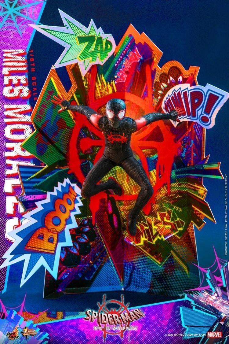 【IN STOCK】Hottoys MMS567 Spider-Man Into the Spider-Verse Miles Morales 1/6 Action Figure