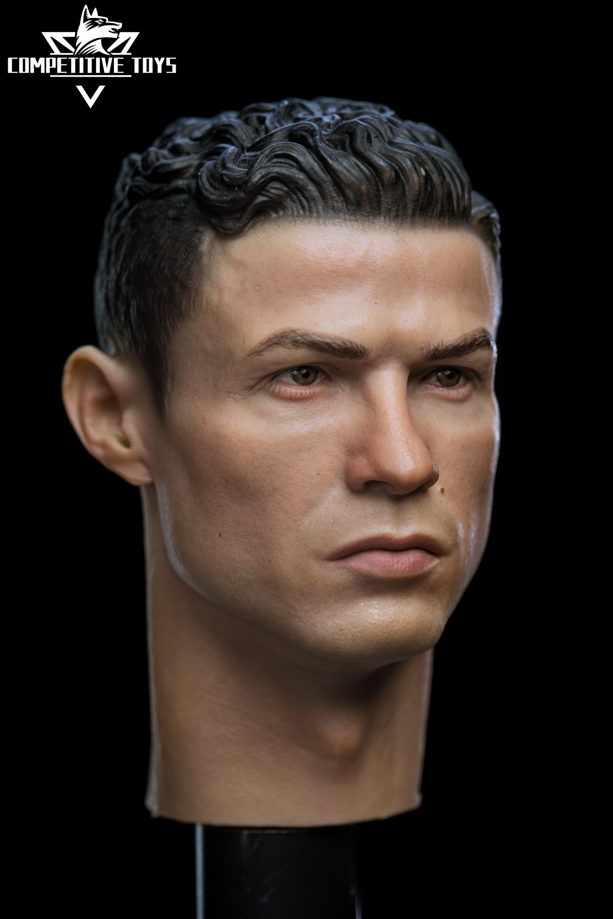 PRE-ORDER Competitive Toys - Football star Cristiano Ronaldo Com004 1/6 Head Statue(GK)