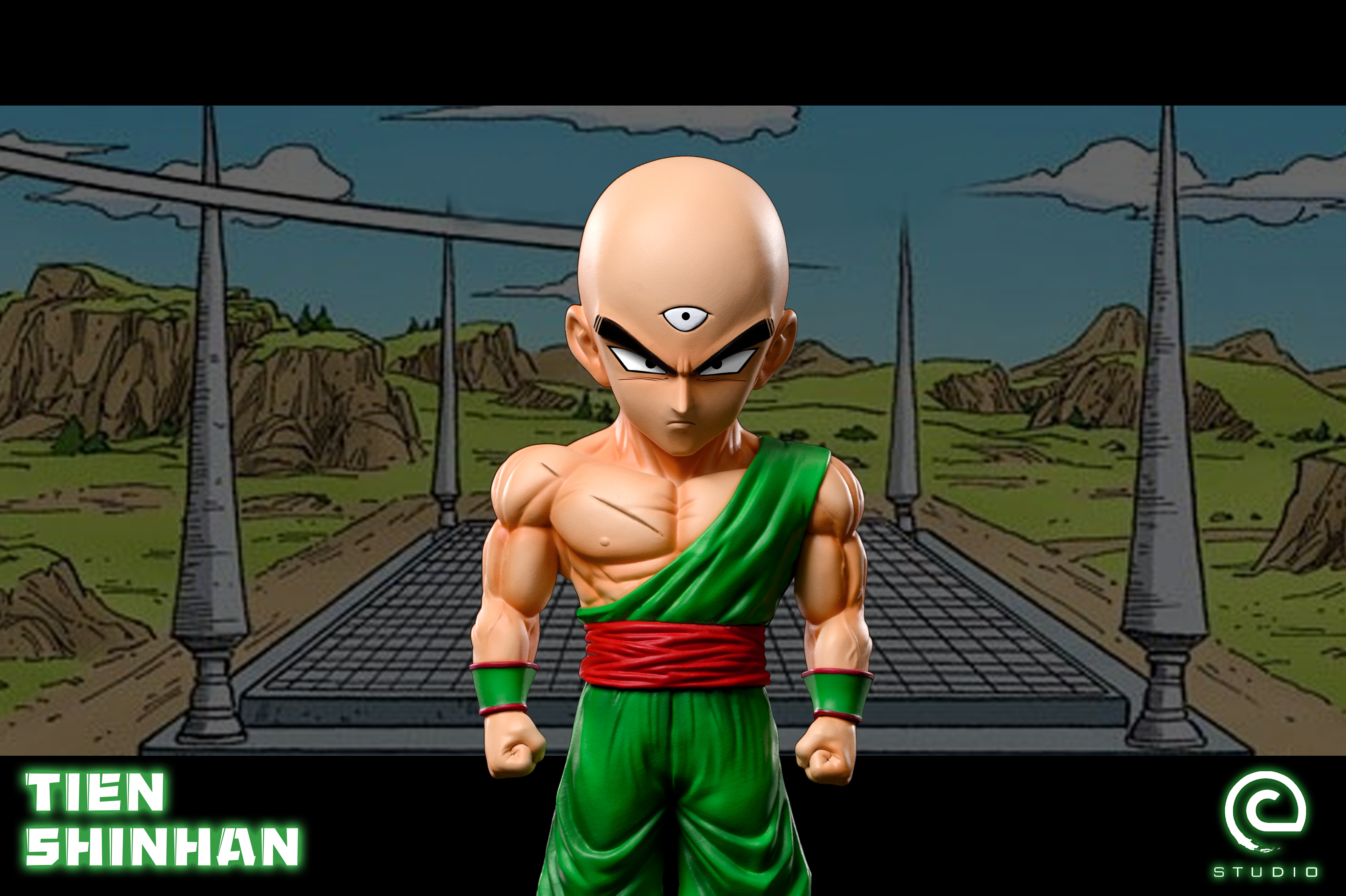 PRE-ORDER C Studio - DRAGON BALL Wcf Cell Games Series 02 - Tien Shinhan Statue(GK)