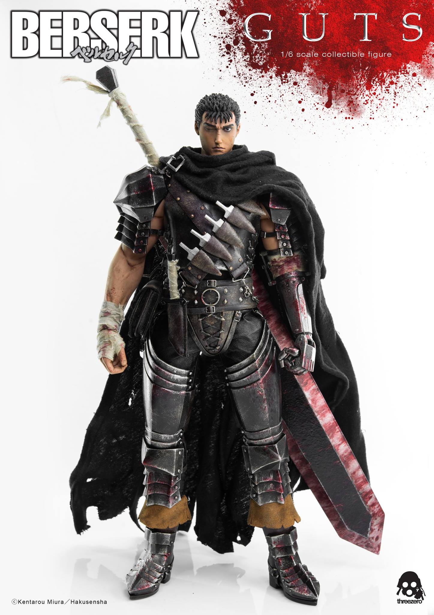 PRE-ORDER ThreeZero Berserk Black Swordsman ( 3Z06750W0 ) 1/6 Action Figure