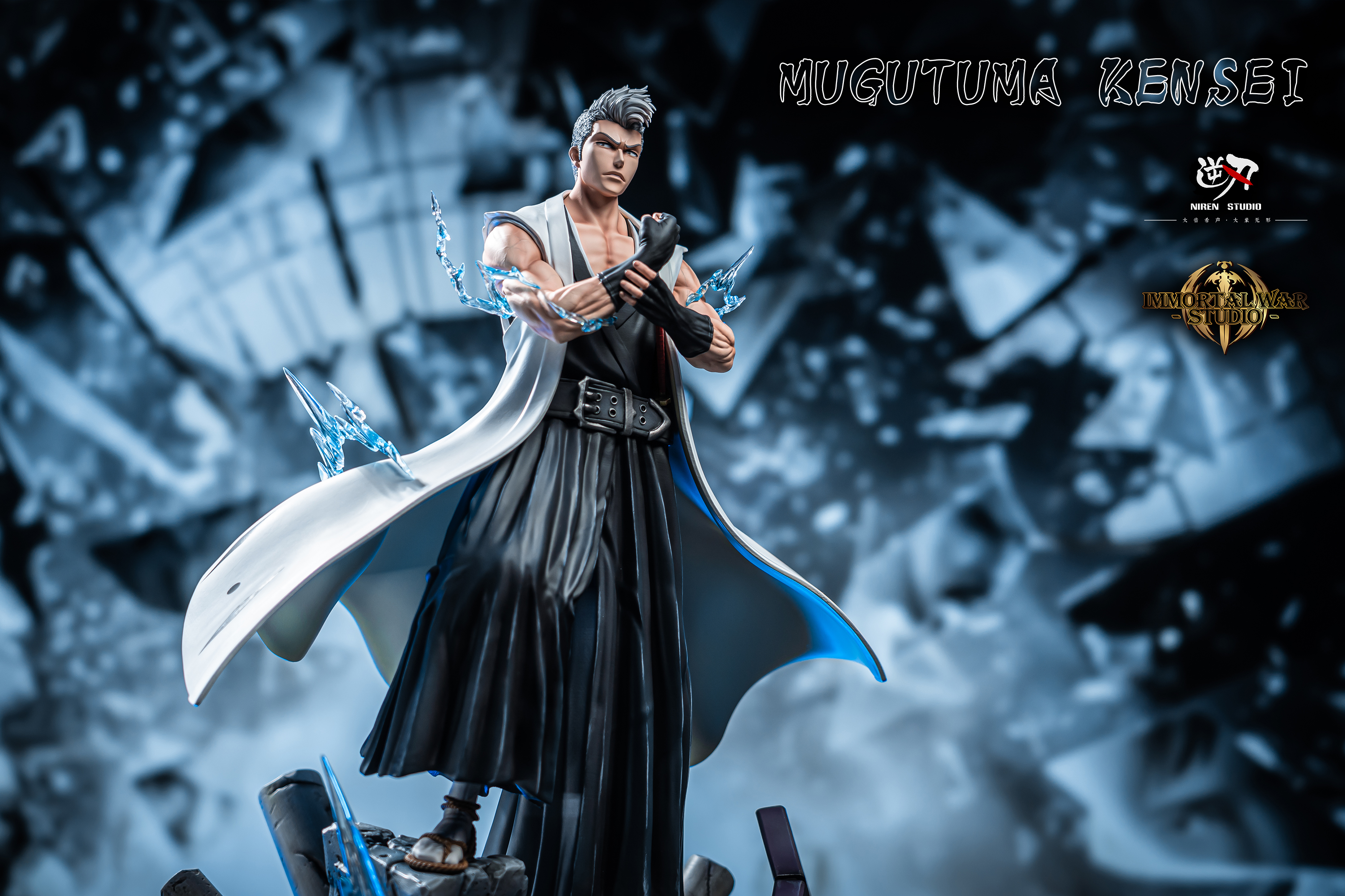 PRE-ORDER NIREN & I.W Studio - BLEACH TYBW GOTEI 13 SERIES 5 Muguruma Kensei 1/6 Statue(GK)