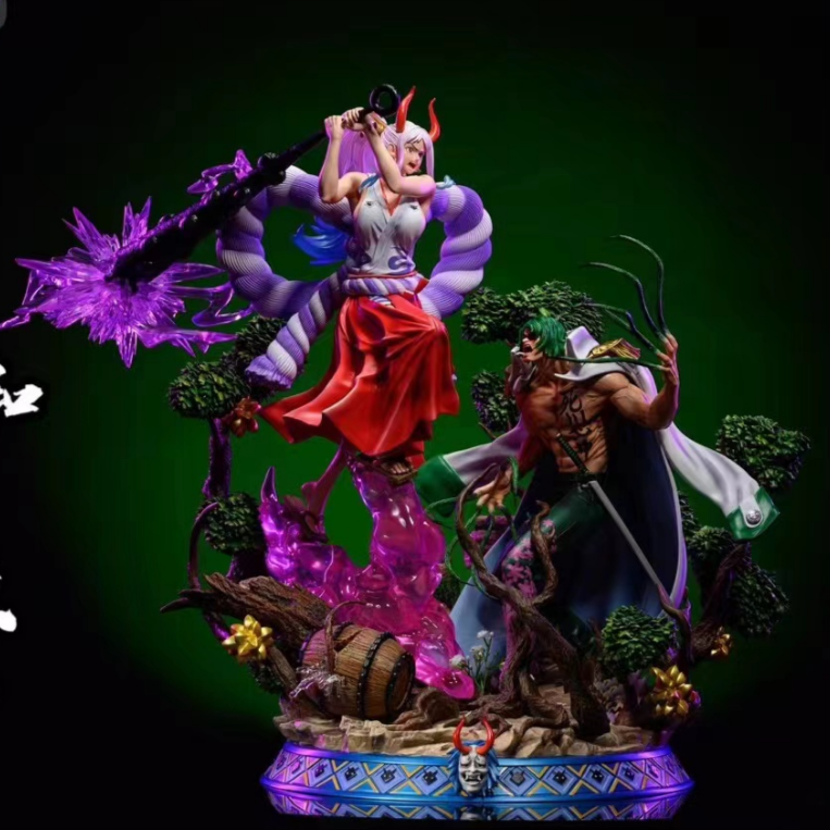 Pre -order UNO Studio - One Piece Forbidden Forest Arc Yamato vs Aramaki 1/6 & 1/8 Statue GK