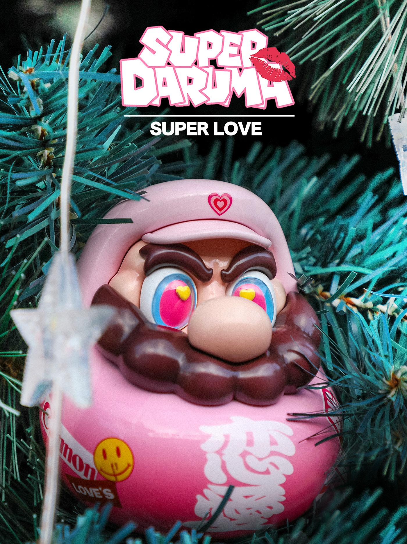 IN-STOCK SENZII x SuperDaruma Studio - Super Mario In Love Daruma Statue(GK)