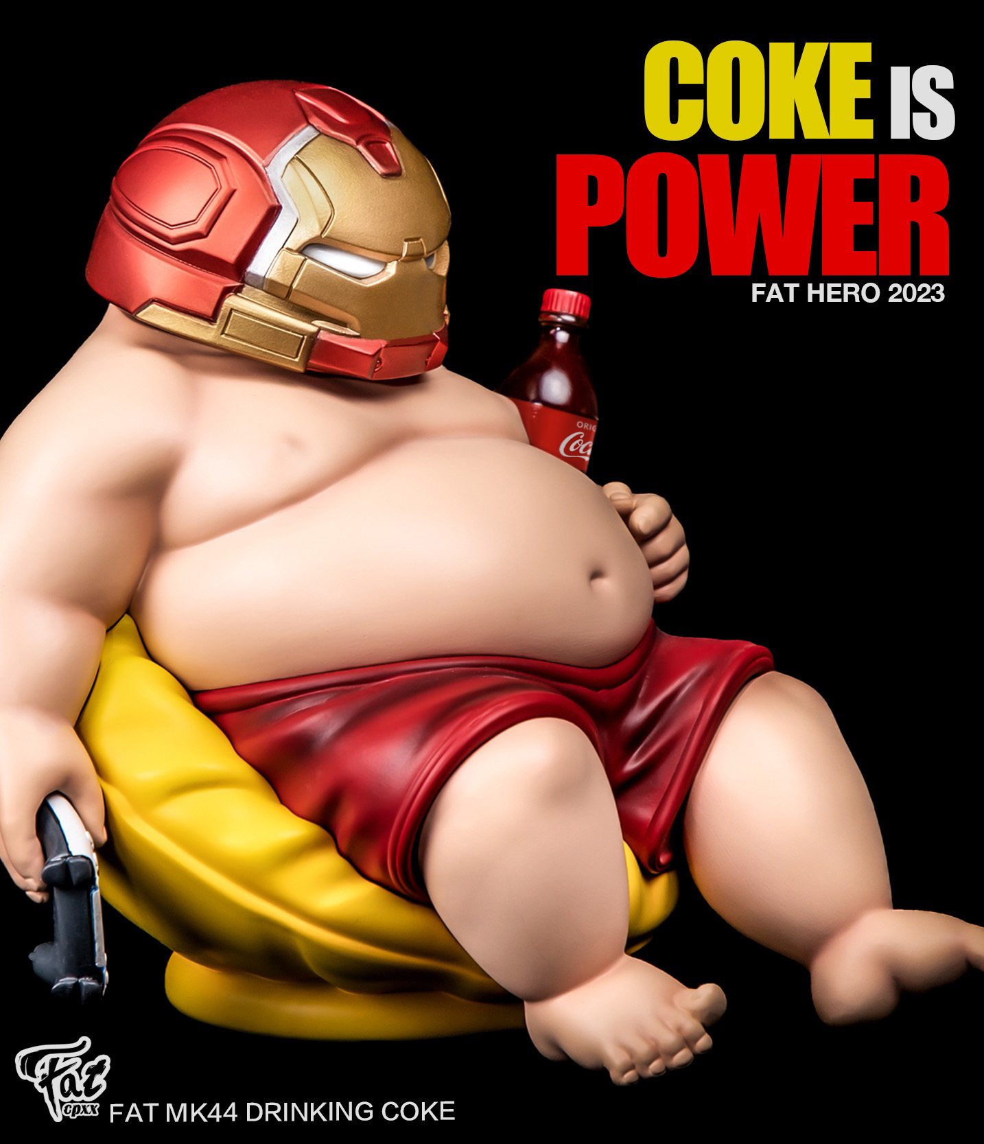 PRE-ORDER Cpxx Studio X Dp9 Studio - Cola is Power Fat Hero MK44 Statue(GK)