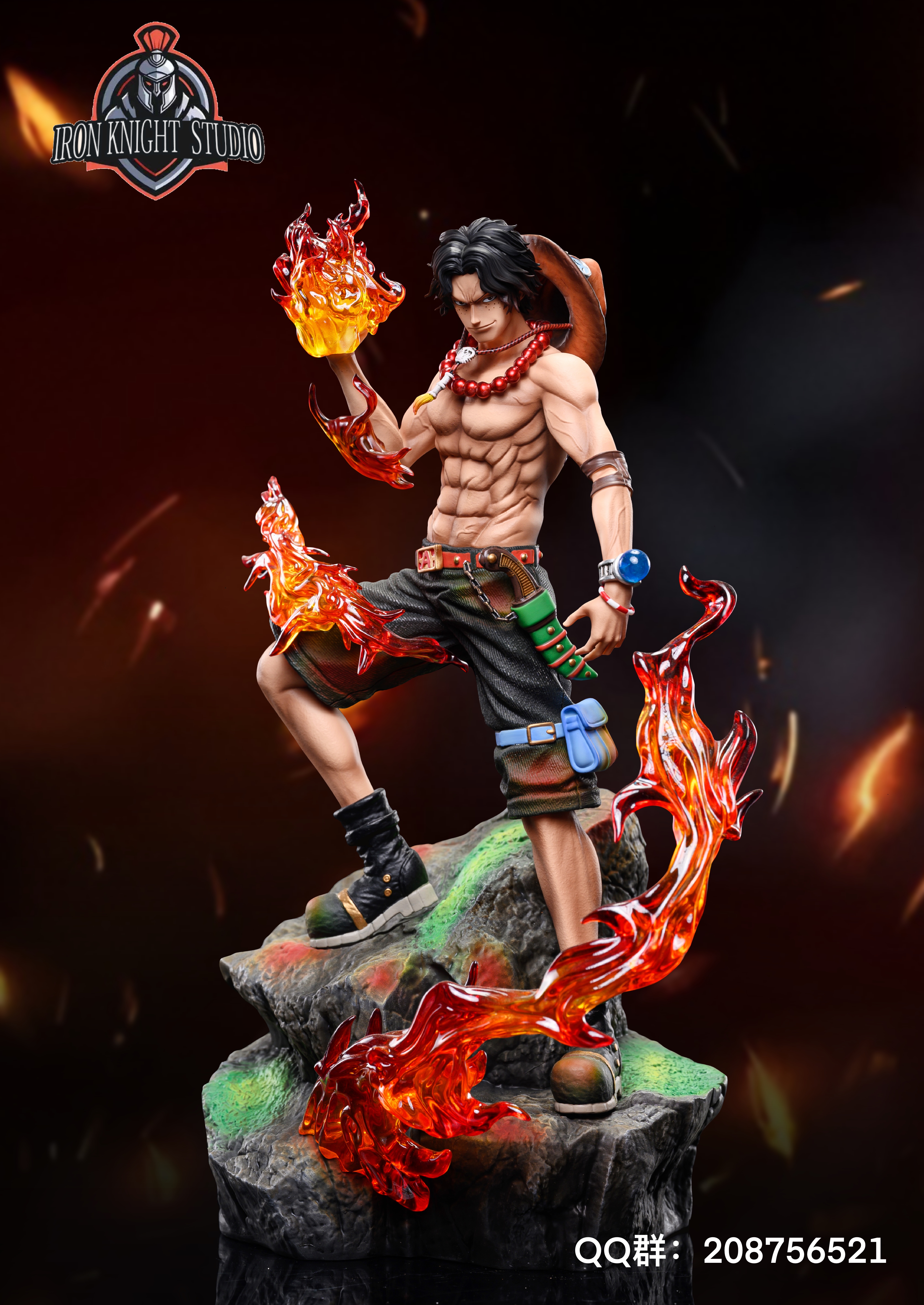 PRE-ORDER Iron Knight Studio - One Piece Musket Portgas D. Ace POP Scale Statue(GK)