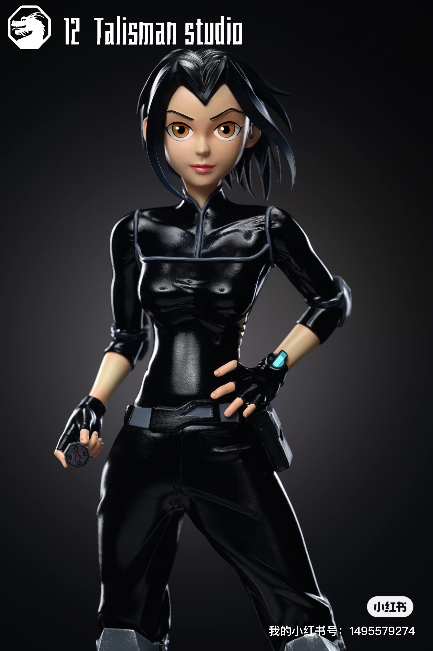 PRE-ORDER 12 Talisman Studio - Jackie Chan Adventures District 13 Sheriff Jade Chan Statue(GK)