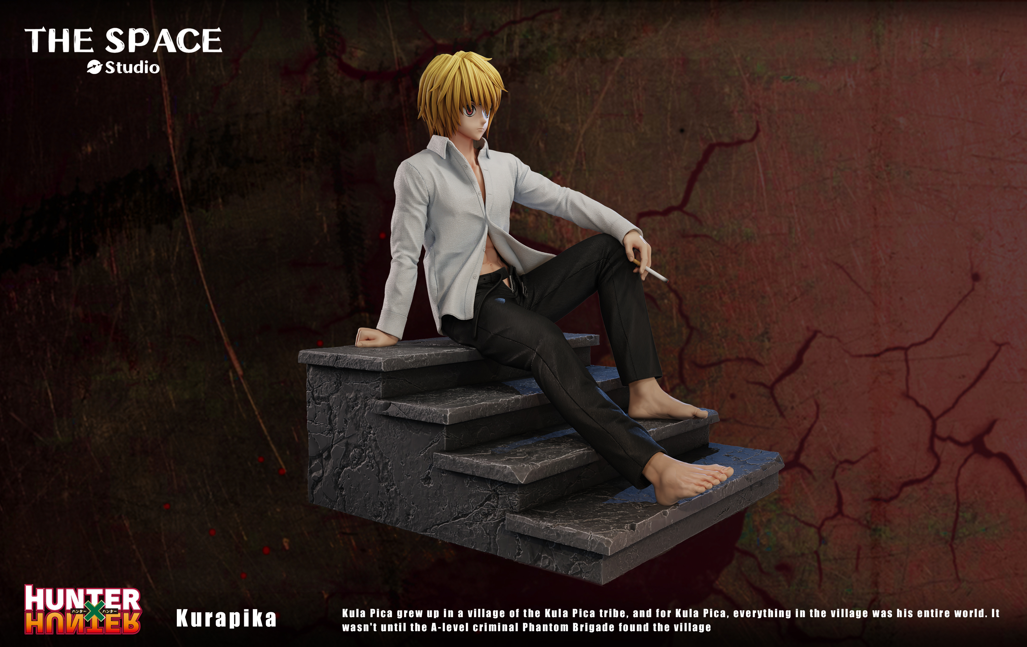 The Space Studio - HUNTER X HUNTER Suit Ver. Kurapika 1/6 Scale Statue(GK) (Adult 18+)