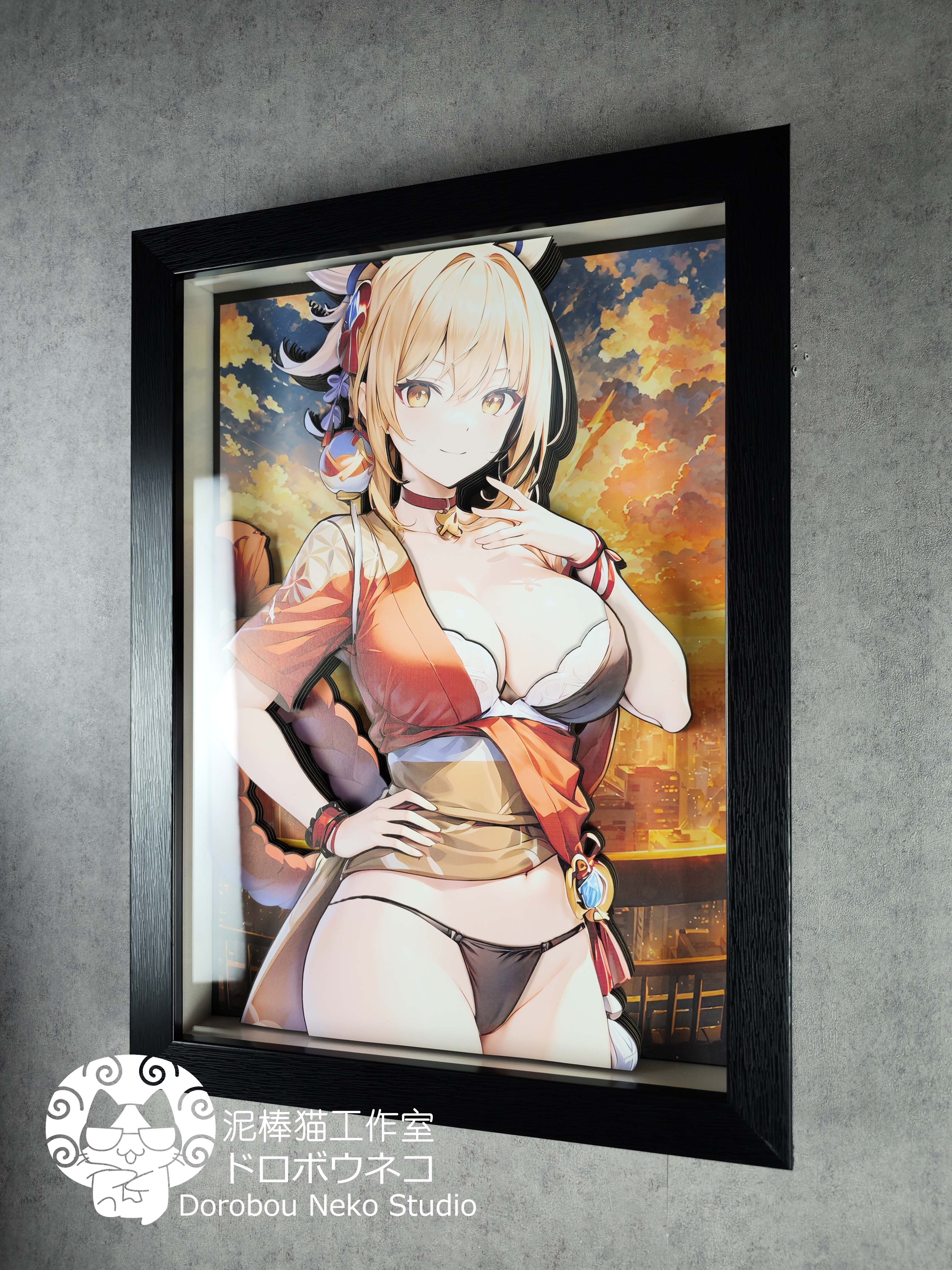IN-STOCK Dorobou Neko Studio - Genshin Impact-DSRL-016 Decorative Painting of Yoimiya Painting Scene