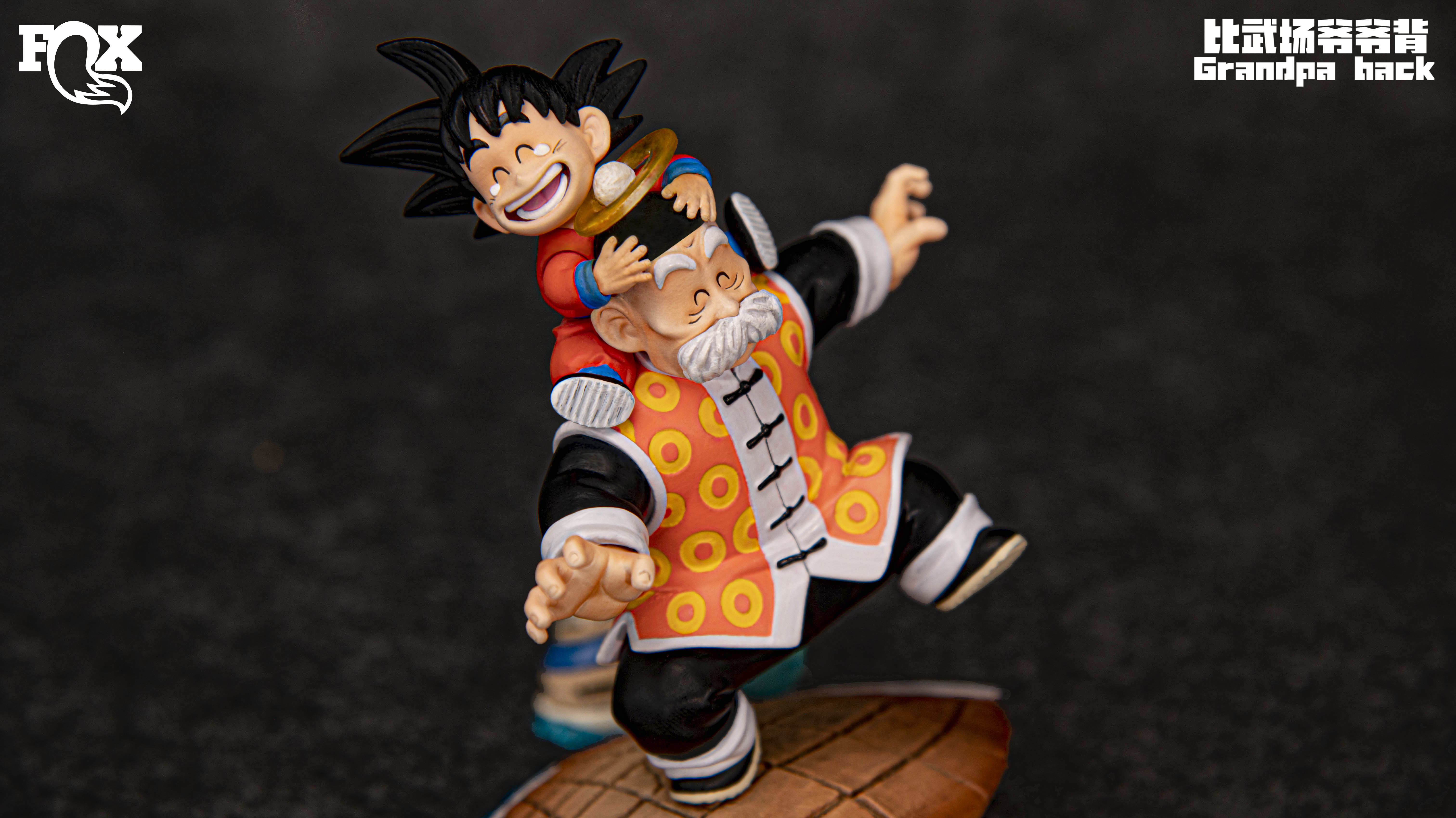 Pre-order FOX STUDIO Dragon ball Son Gohan and Master Roshi statue/GK