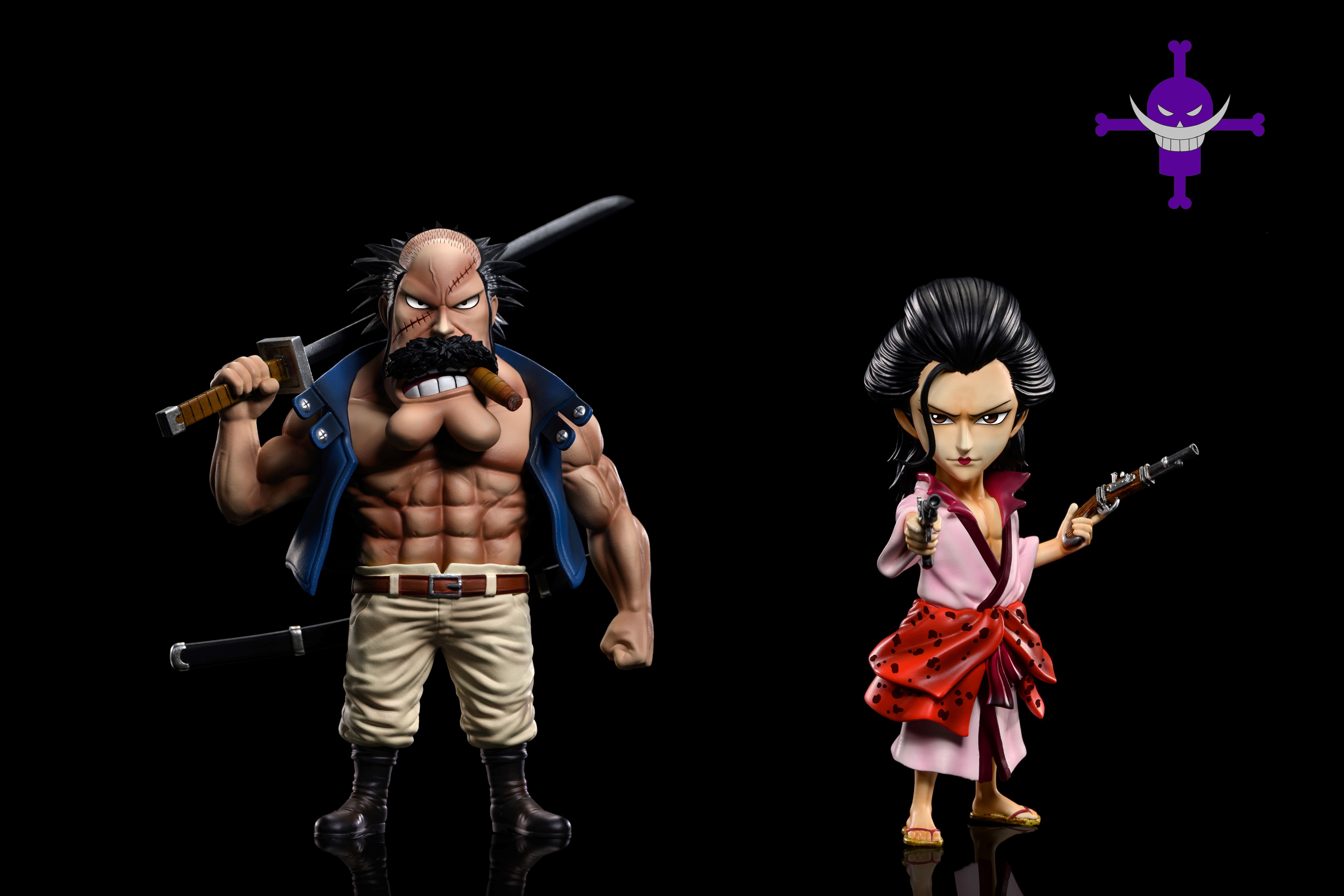 PRE-ORDER A+ Studio - One Piece Whitebeard Pirates Vibes #11 Izou & Fossa Statue(GK)