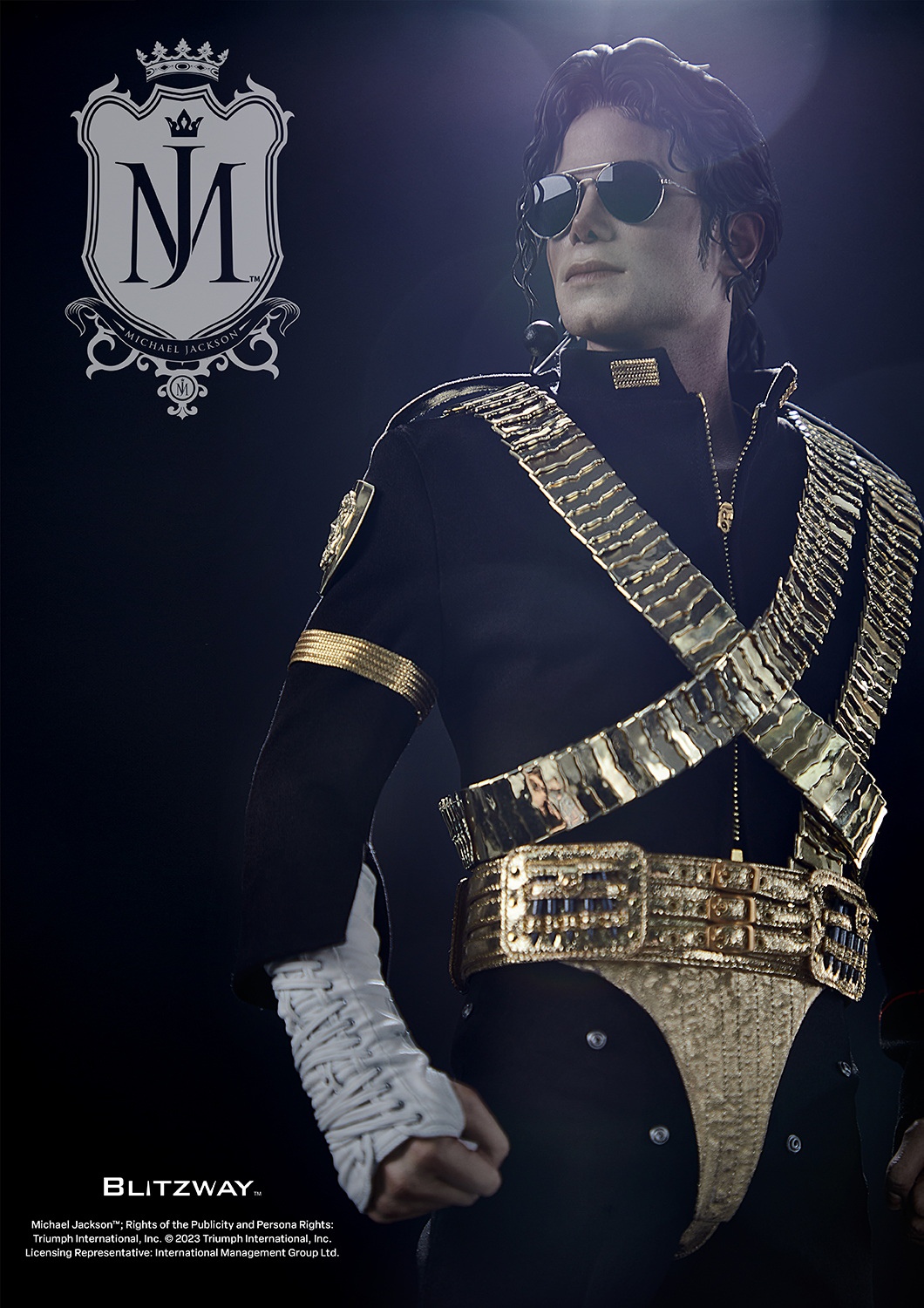 PRE-ORDER BLITZWAY Superb Scale Status Michael Jackson 1/4 (BW-SS-21801/BW-BL-60101) Action Figure