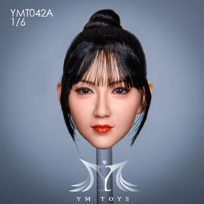 YMTOYS 1/6 YMT042 Ruyi Female Soldier's Head Sculpture Fit 12inch Female Plain Body