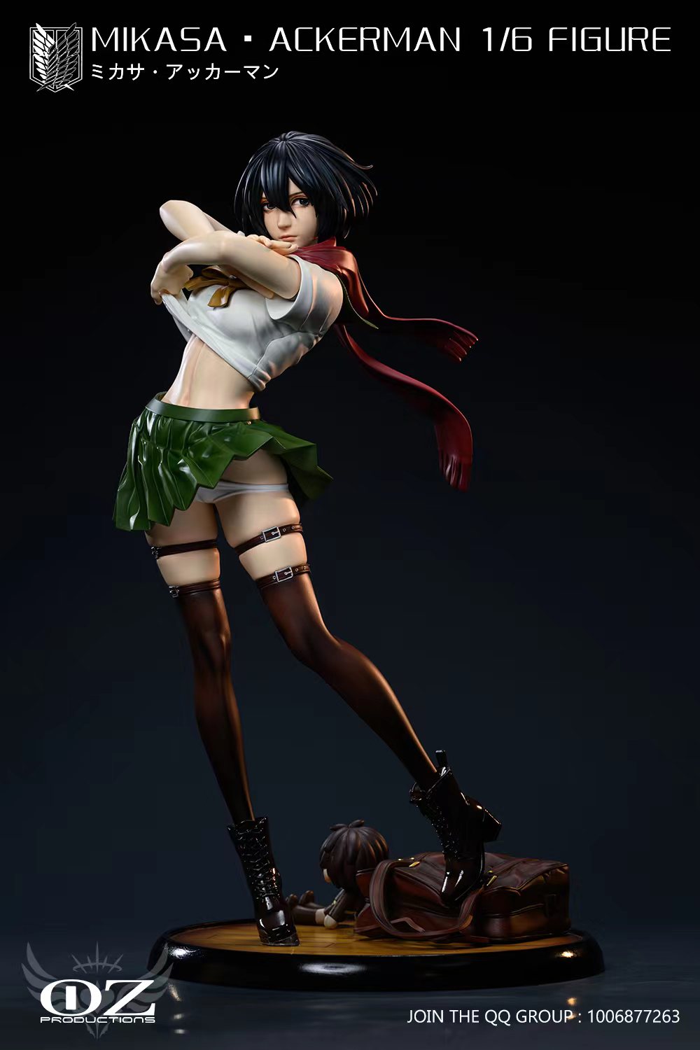 PRE-ORDER Oz Productions - ATTACK ON TITAN - Mikasa Ackerman 1/6 Statue(GK) (Adult 18+)
