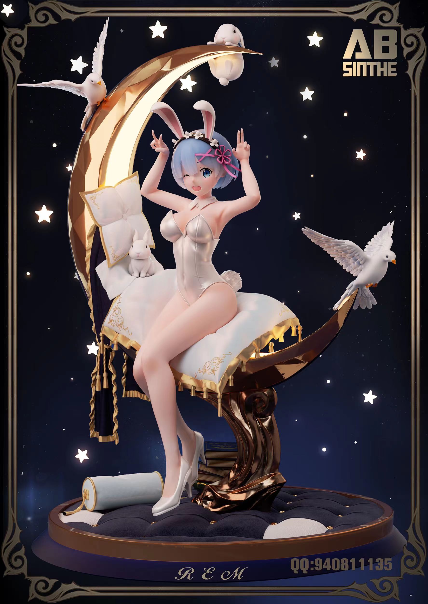 PRE-ORDER ABsinthe Studio - Re:Zero - Starting Life in Another World Bunny Girl Rem 1/6 Statue(GK) (Adult 18+)