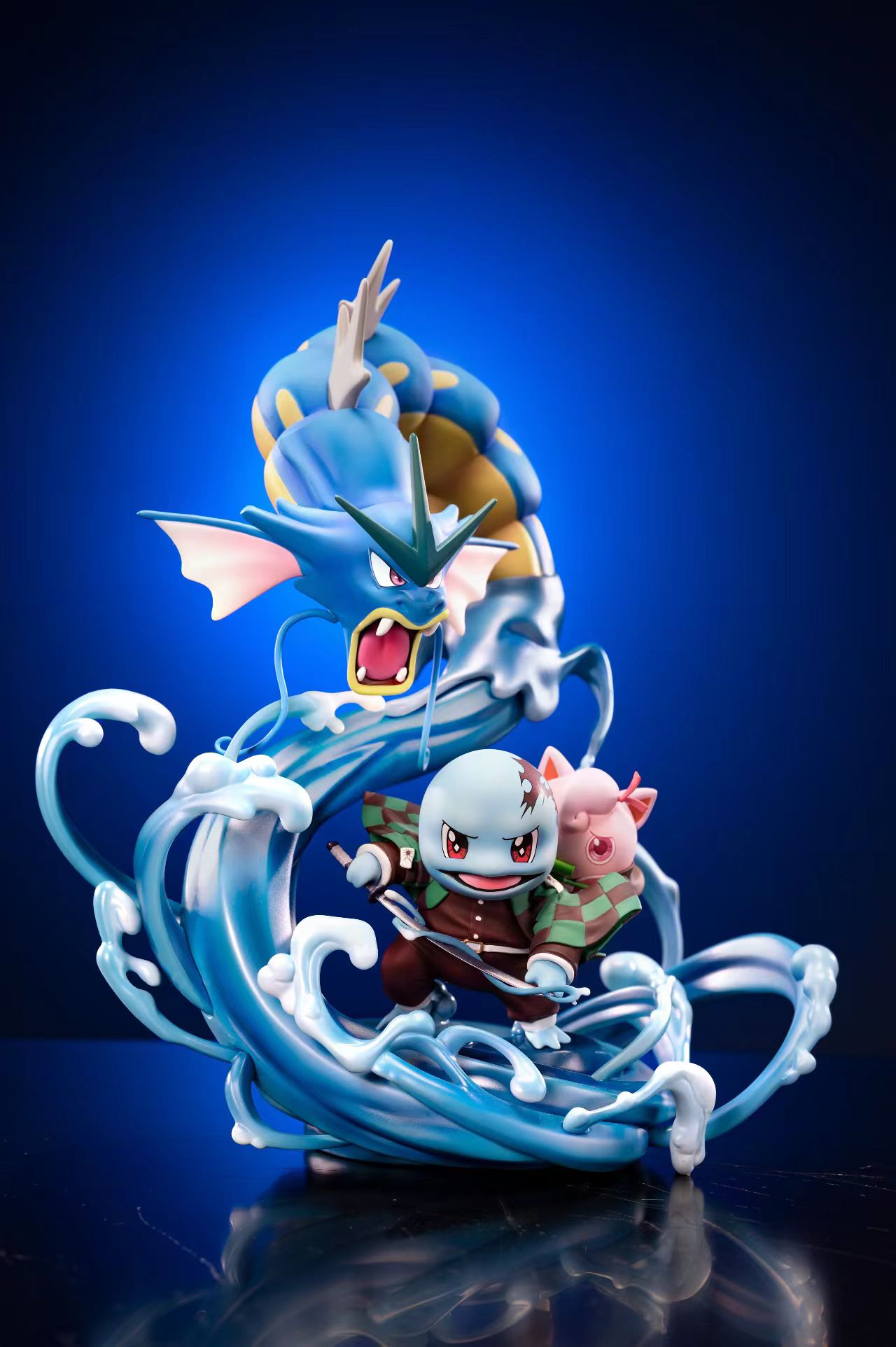 PRE-ORDER ZiYe Studio - Pokemon Demon Slayer & Pokemon Series Tanji Kame Mitocho Statue(GK)