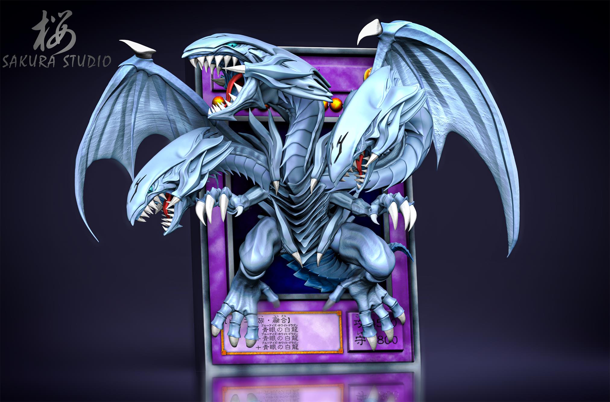 PRE-ORDER Sakura Studio-Yu-Gi-Oh Frame Series 002 Blue-Eyes Ultimate Dragon Statue(GK) Frame