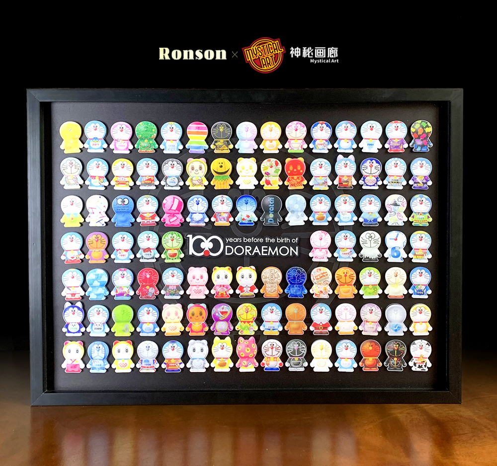 PRE-ORDER Mystical Art Studio - Doraemon Decorative Painting Cross-dressing Series 100 Years Doraemon Acrylic Magnetic Suction Decorative Painting Scene