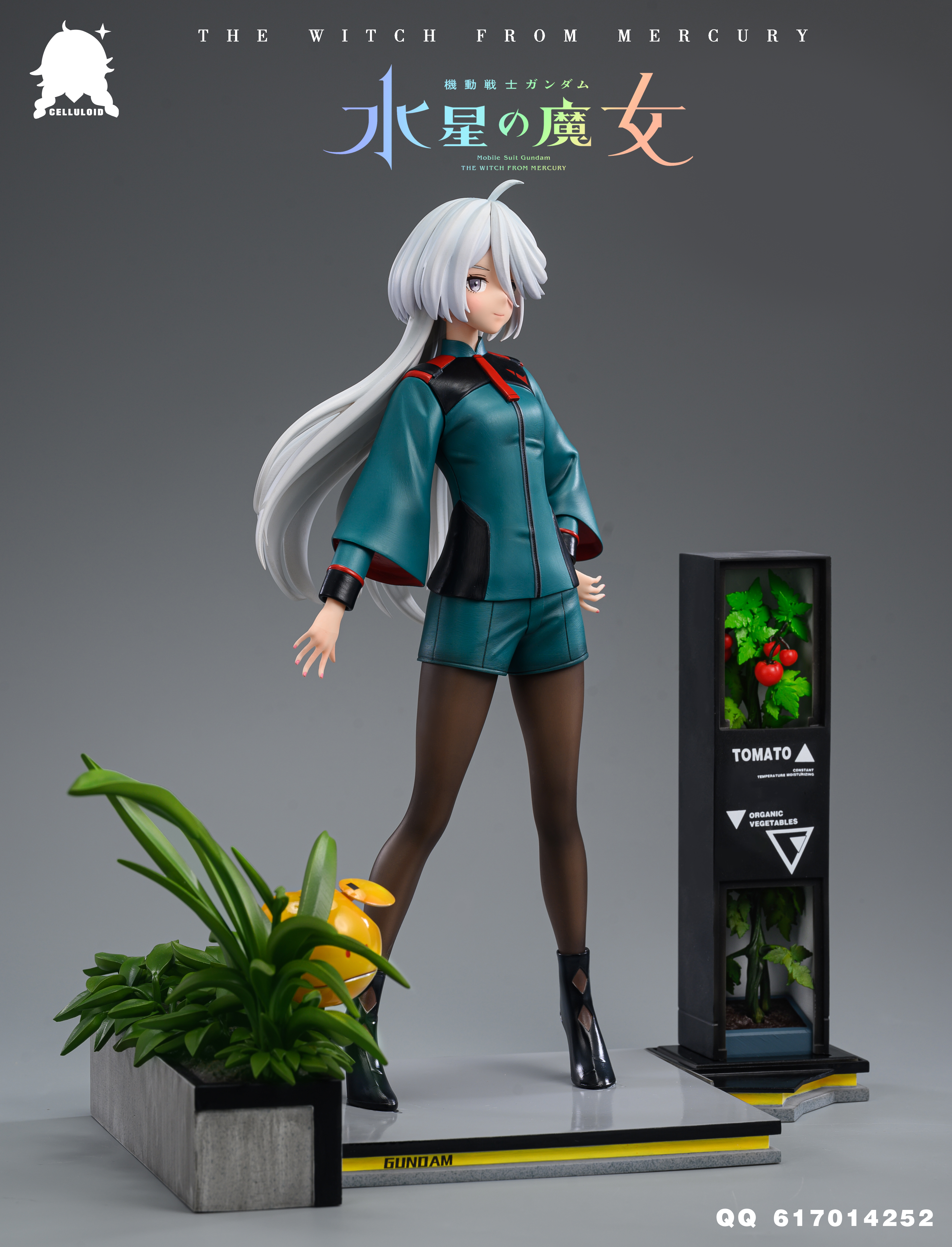 PRE-ORDER Celluloid Studio - Mobile Suit Gundam THE WITCH FROM MERCURY Miorine Rembran 1/6 Statue(GK) (Adult 18+)