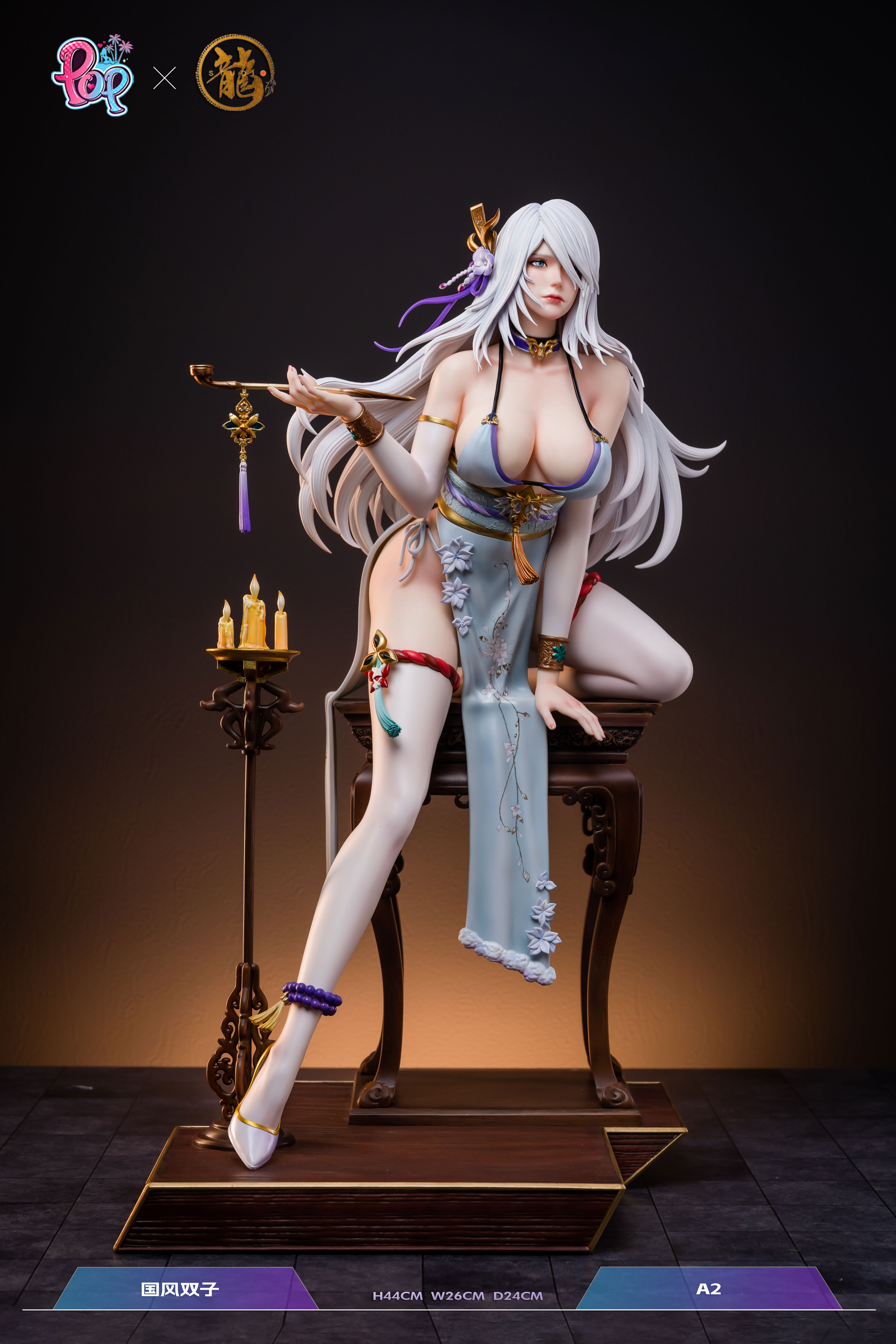 PRE-ORDER Dragon Studio X POP Studio YoRHa Type A No 2 (A2) & YoRHa Type B No 2 (2B) Statue(GK) (Adult 18+)