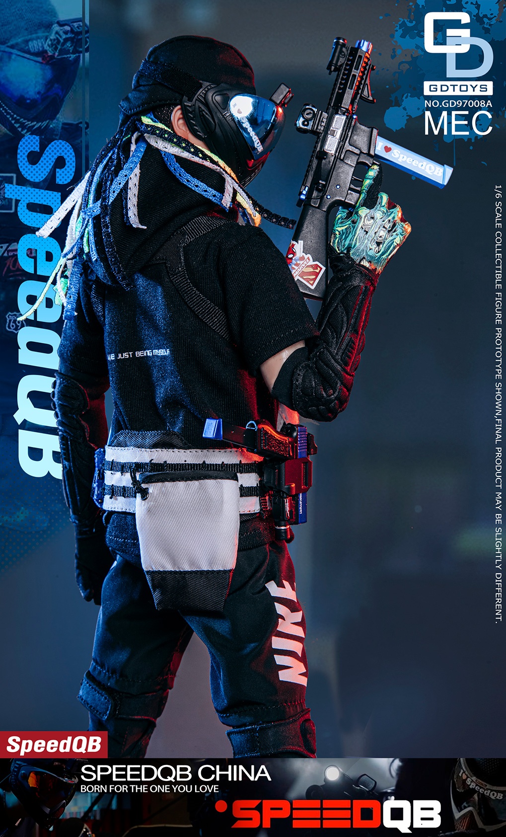PRE-ORDER GDtoys Studio SpeedQB Competitive Sports Charge Youth SpeedQB (GD97008A & GD97008B) 1/6 Action Figure