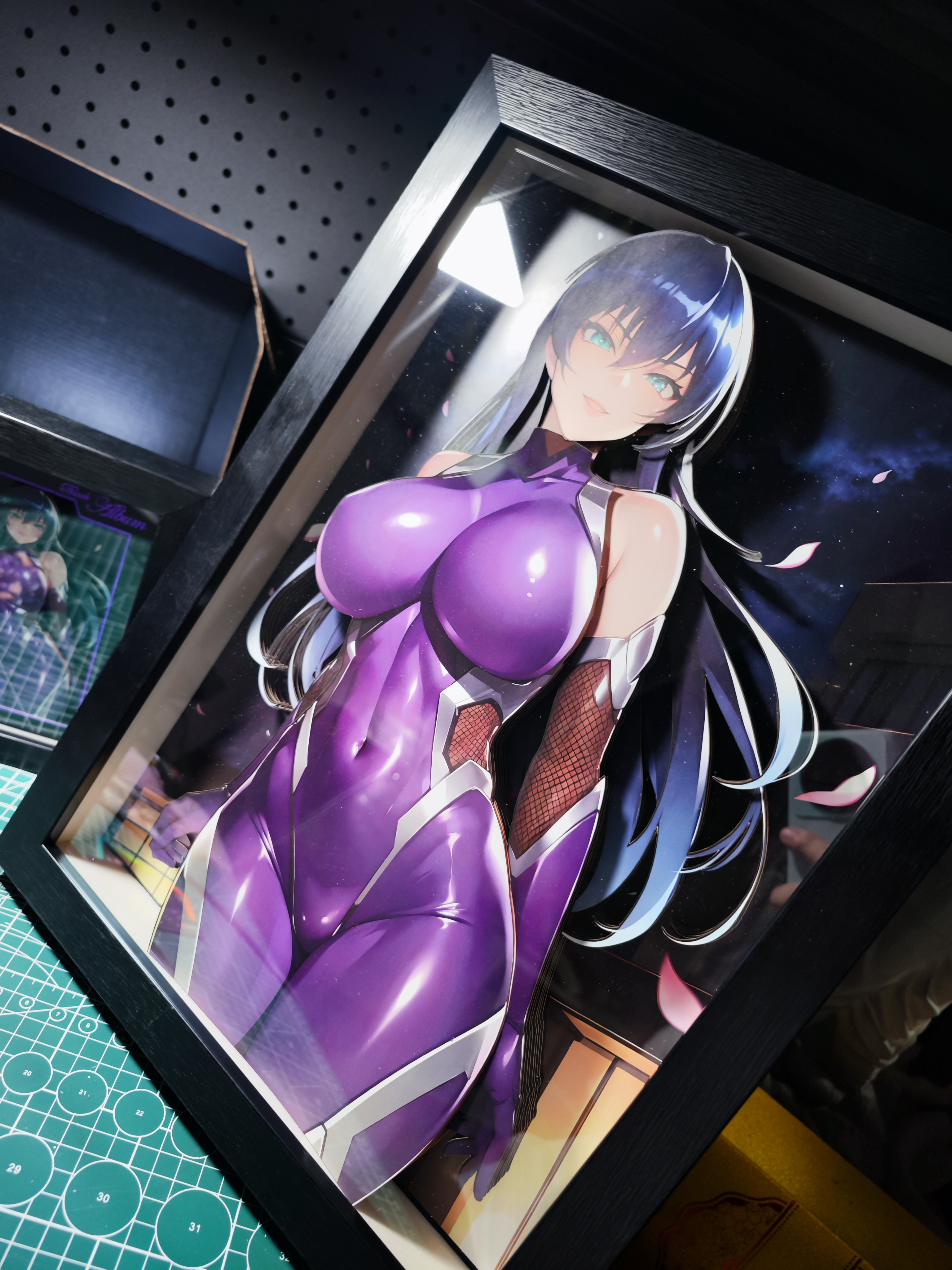 IN-STOCK Black Box Studio - Taimanin Asgi Decorative Painting of Igawa Asagi Scene (BA-009 & BBLG-002 ) (Adult 18+)