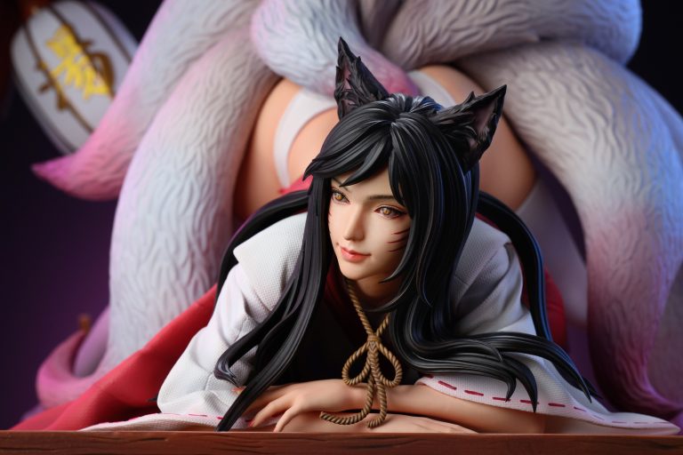 Fireball Studio - League of Legends Nine tailed Fox Ahri 1/4 Statue(GK) (Adult 18+)